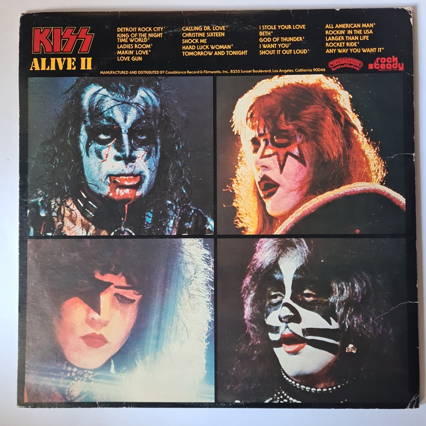 KISS – Alive 2 - 1977 (2LP USA Gatefold) - Vinyl Record
