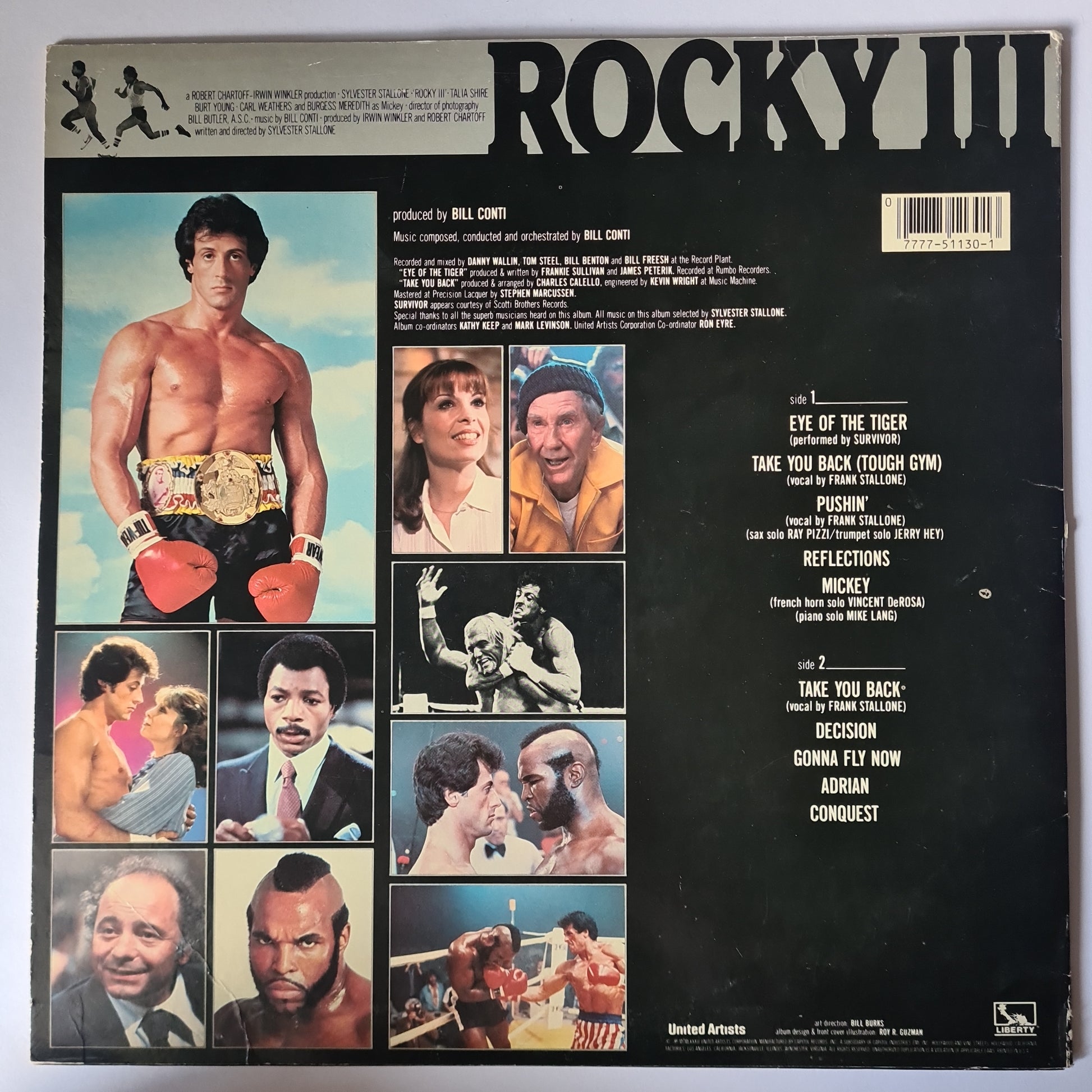 Bill Conti – Rocky III (Original Motion Picture Soundtrack) - 1982 - V – Sound Hound Records