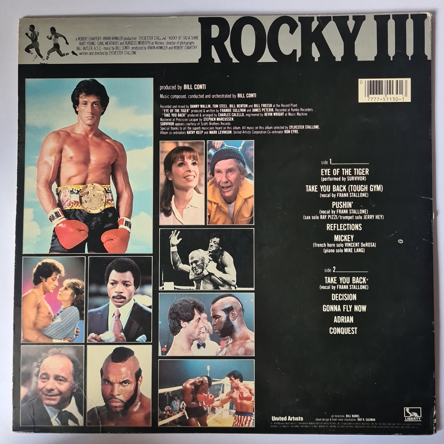 Bill Conti – Rocky III (Original Motion Picture Soundtrack) - 1982 - Vinyl Record