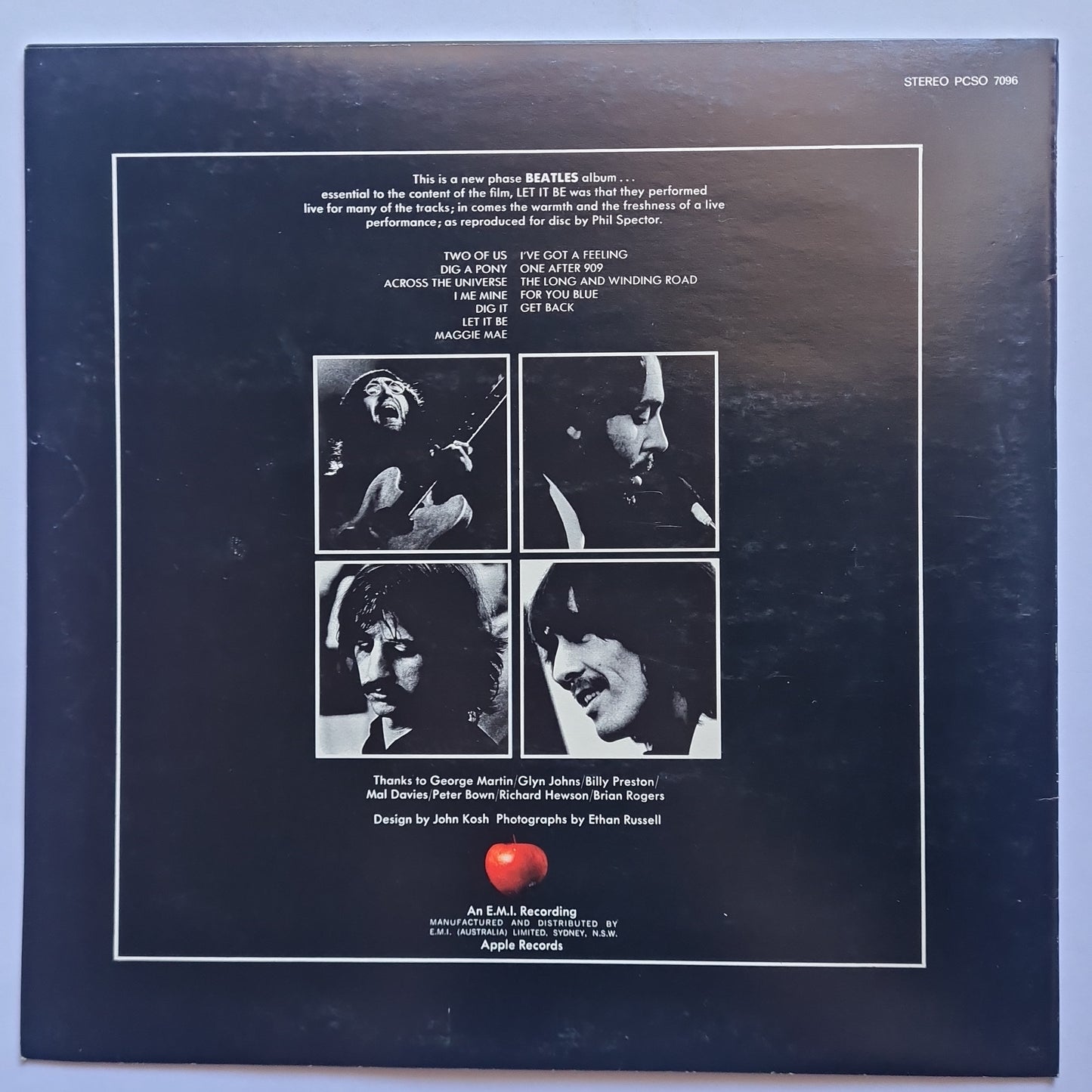 The Beatles – Let It Be - 1970 (1970 Australian Pressing) - Vinyl Record