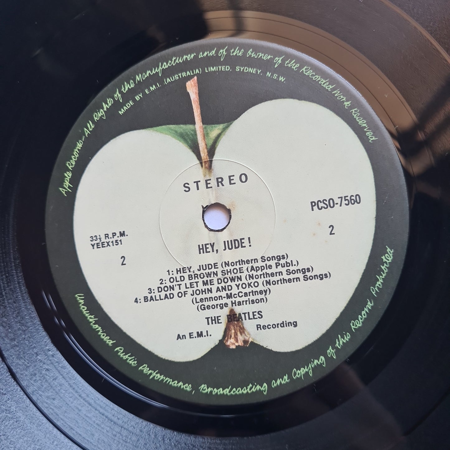 The Beatles – Hey Jude - 1974 (Australian Pressing) - Vinyl Record