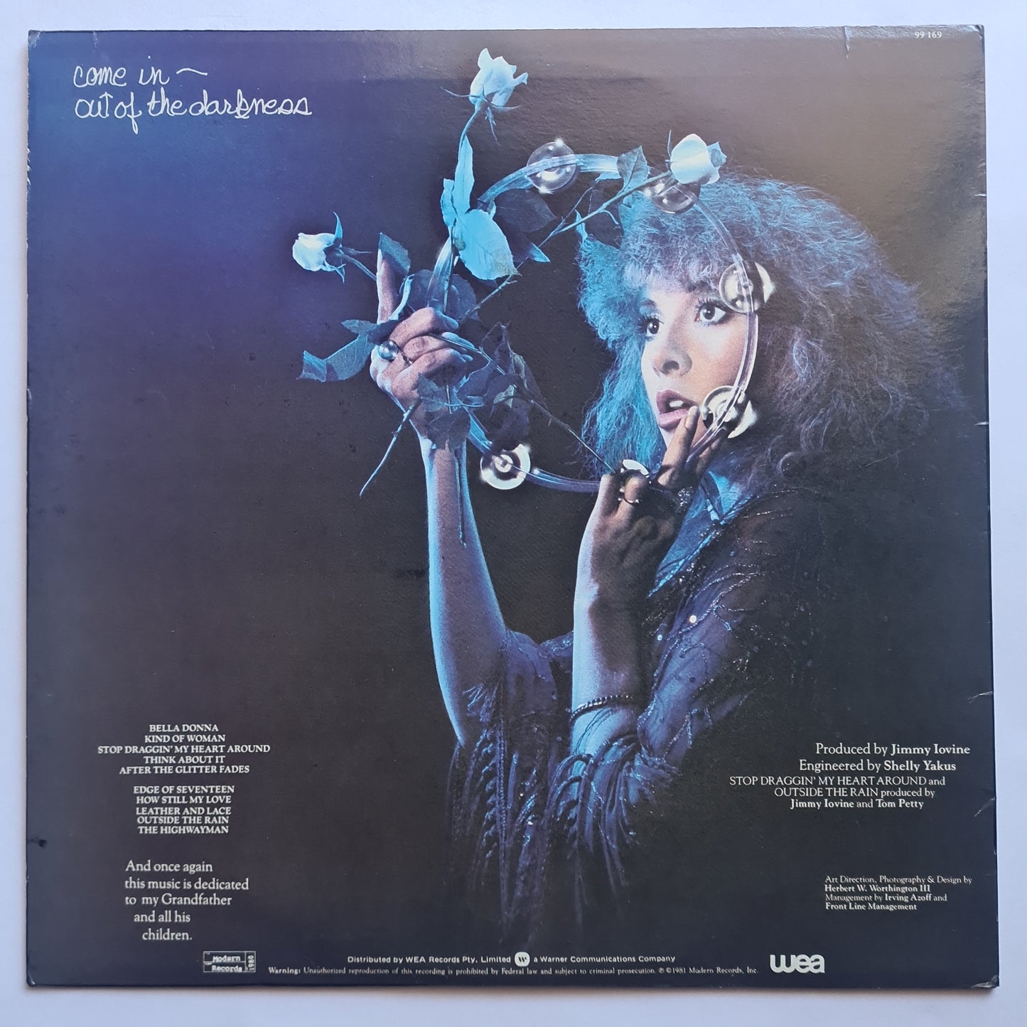 Stevie Nicks (Fleetwood Mac) – Bella Donna - 1981 - Vinyl Record