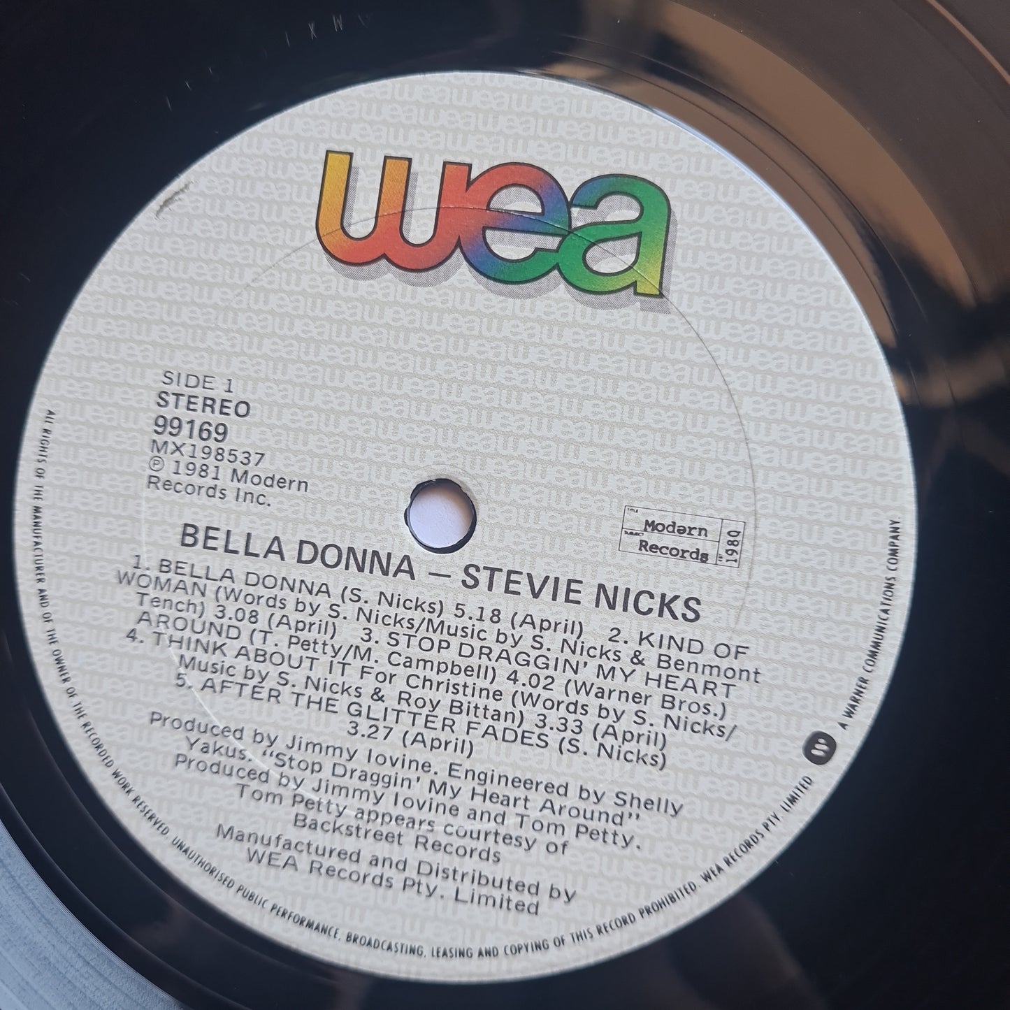 Stevie Nicks (Fleetwood Mac) – Bella Donna - 1981 - Vinyl Record