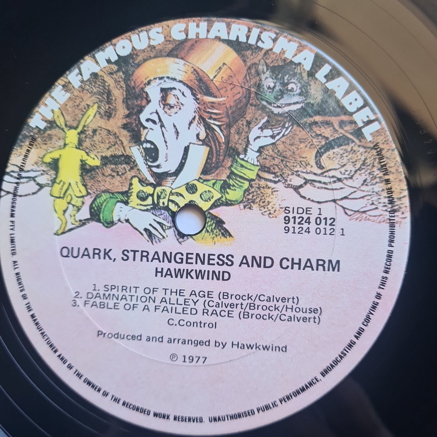 Hawkwind – Quark, Strangeness And Charm - 1977 - Vinyl Record