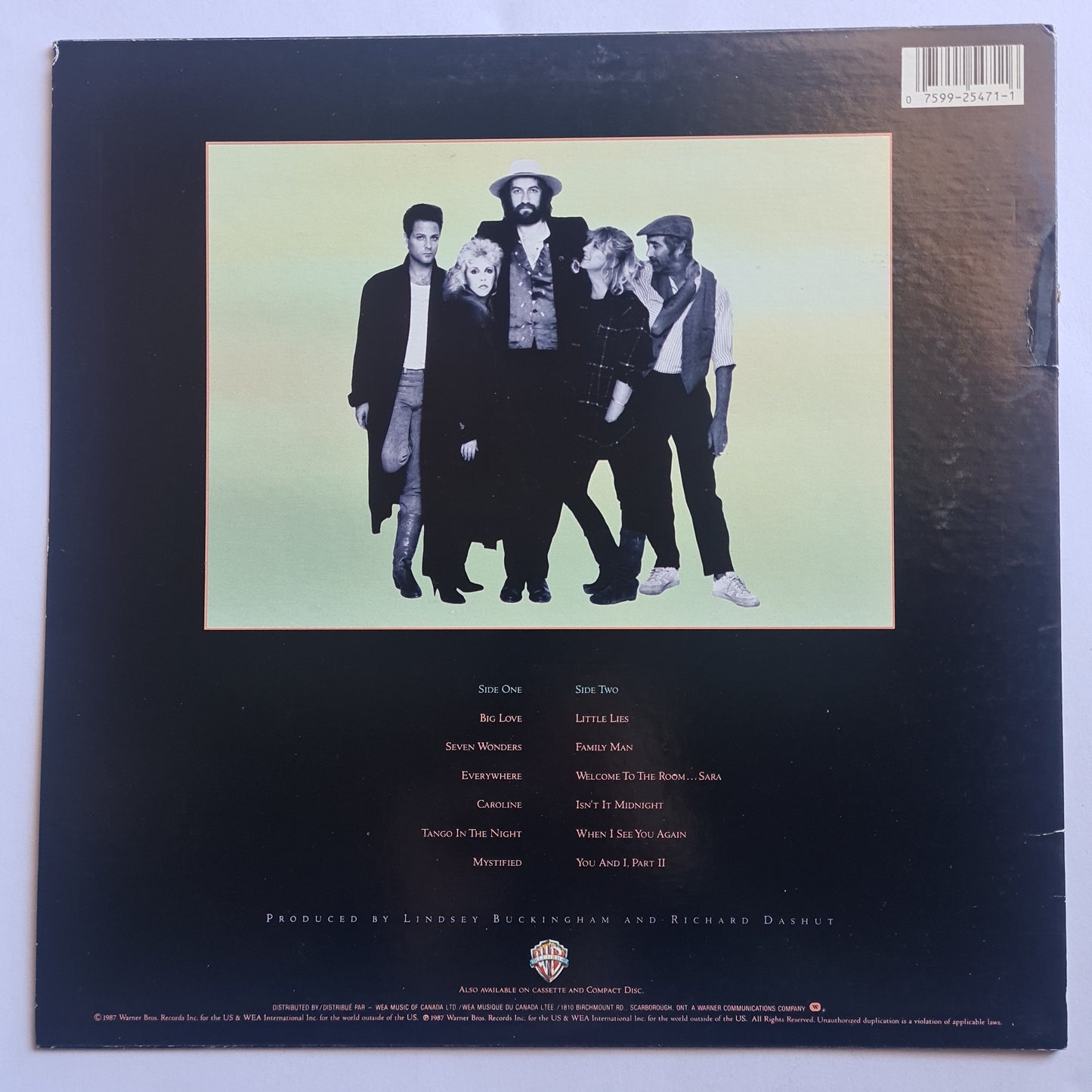 Fleetwood Mac – Tango In The Night- 1987 - Vinyl Record