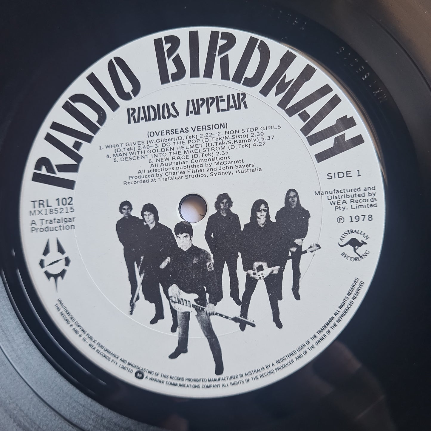 Radio Birdman - Radios Appear - 1977 - (1978 Alternate cover Australian pressing) Vinyl Record