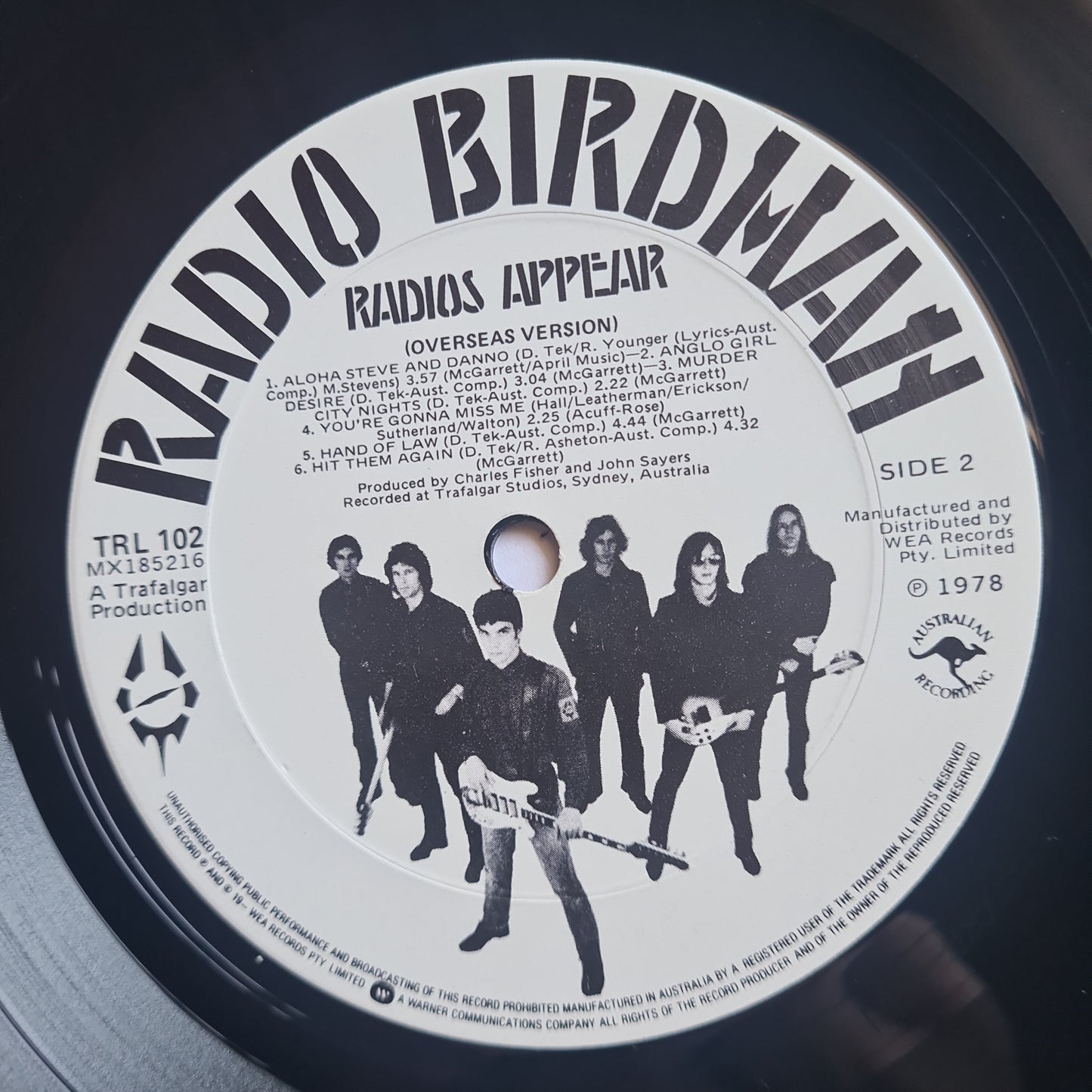 Radio Birdman - Radios Appear - 1977 - (1978 Alternate cover Australian pressing) Vinyl Record