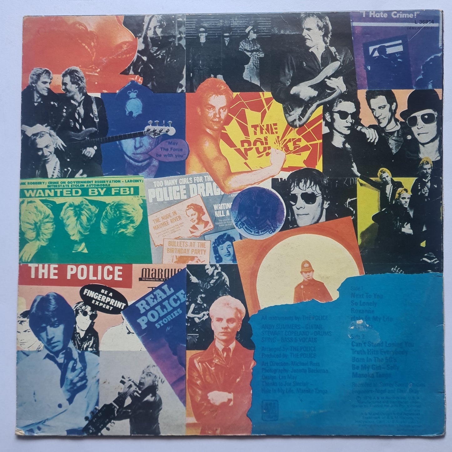 The Police – Outlandos D'Amour - 1978 - Vinyl Record