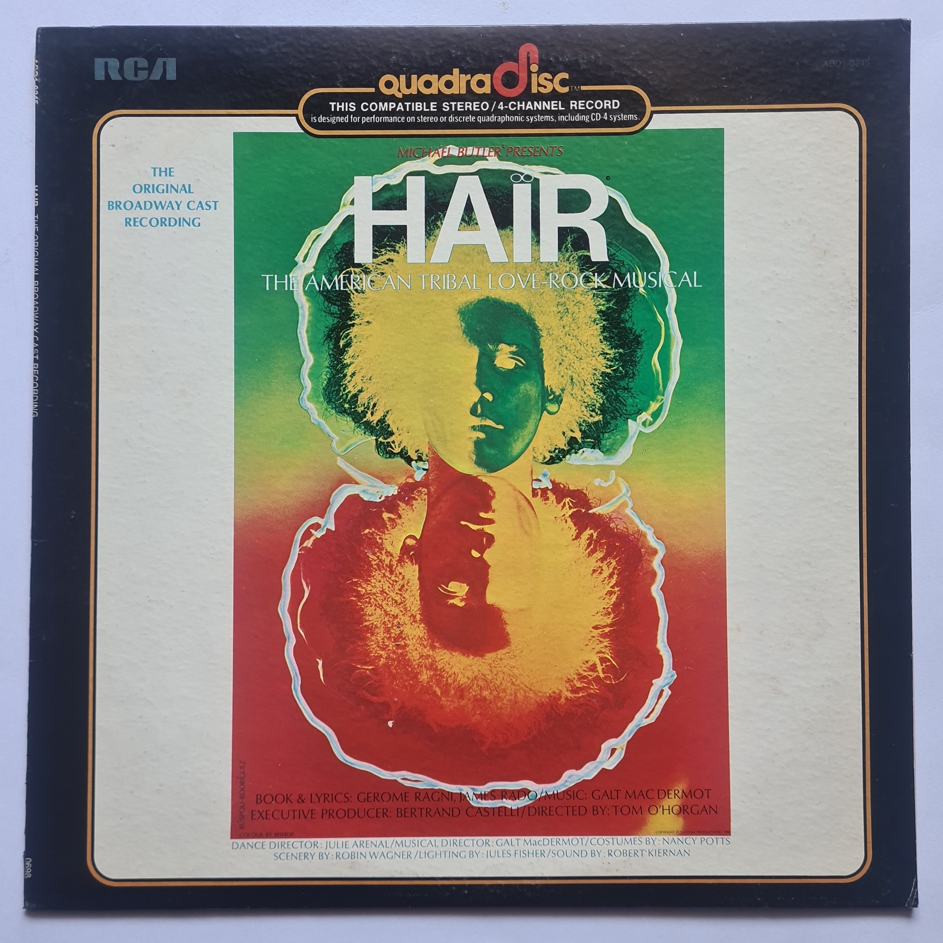 Various – Hair (The American Tribal Love-Rock Musical) - 1973 Quadraph ...