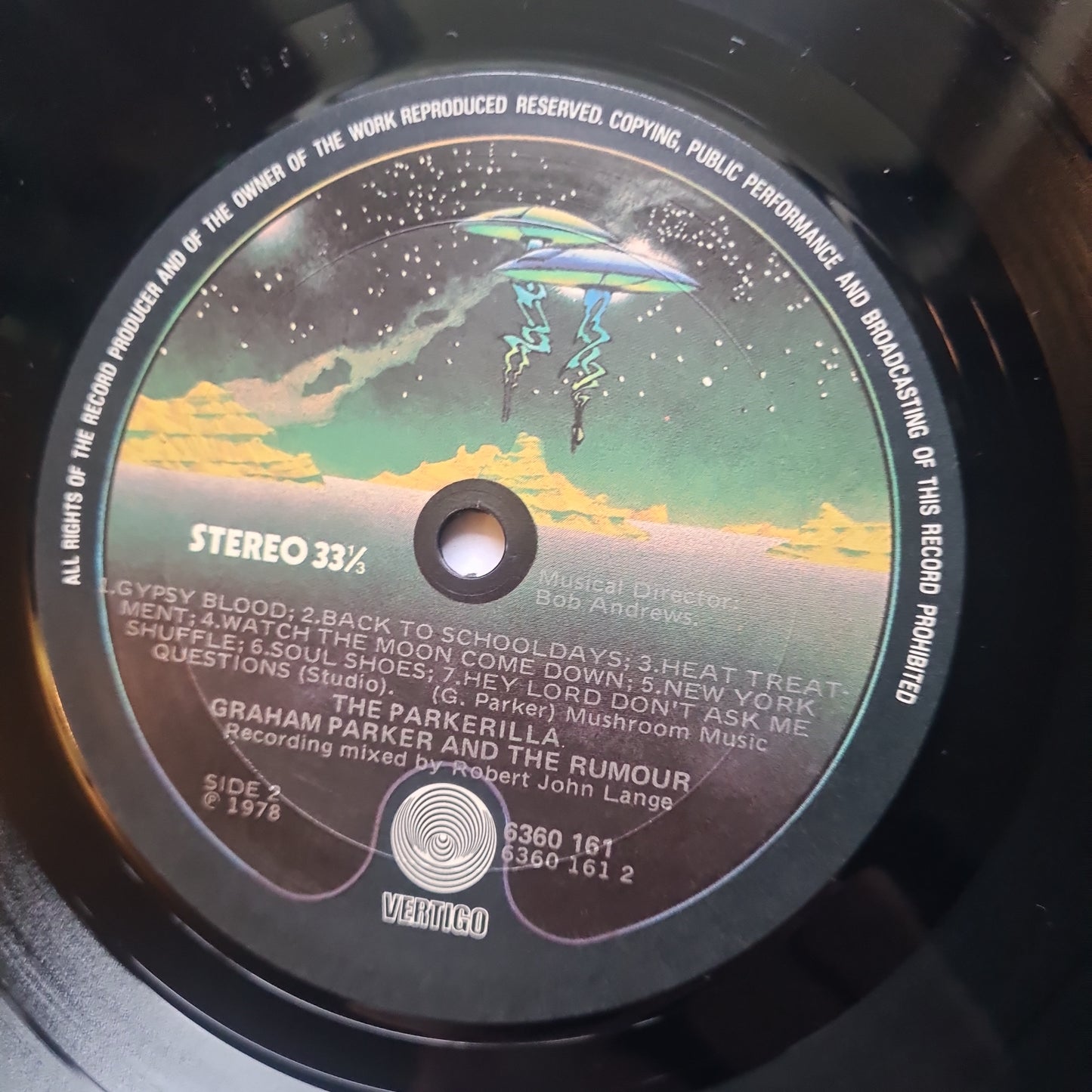 Graham Parker And The Rumour – The Parkerilla - 1978 Gatefold Vinyl Record