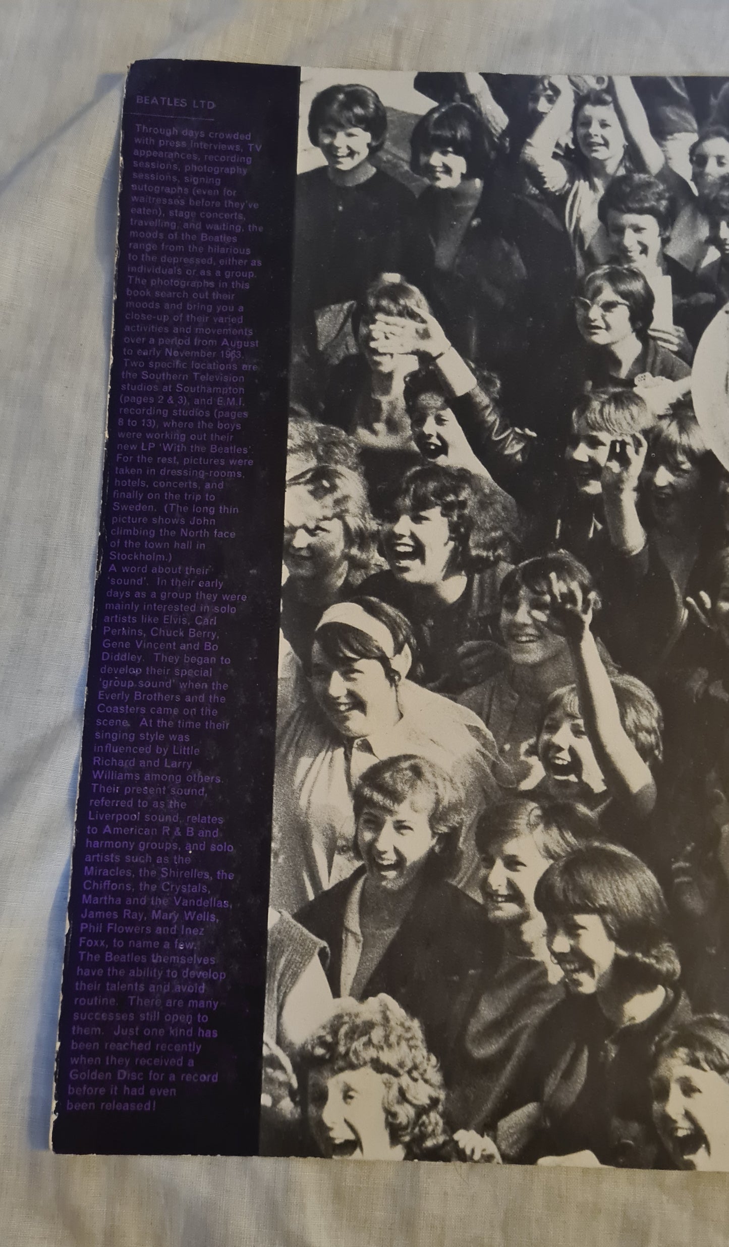 THE BEATLES - BEATLES LTD: ORIGINAL 1964 TOUR BOOK- TOUR PROGRAM- VINTAGE RARE