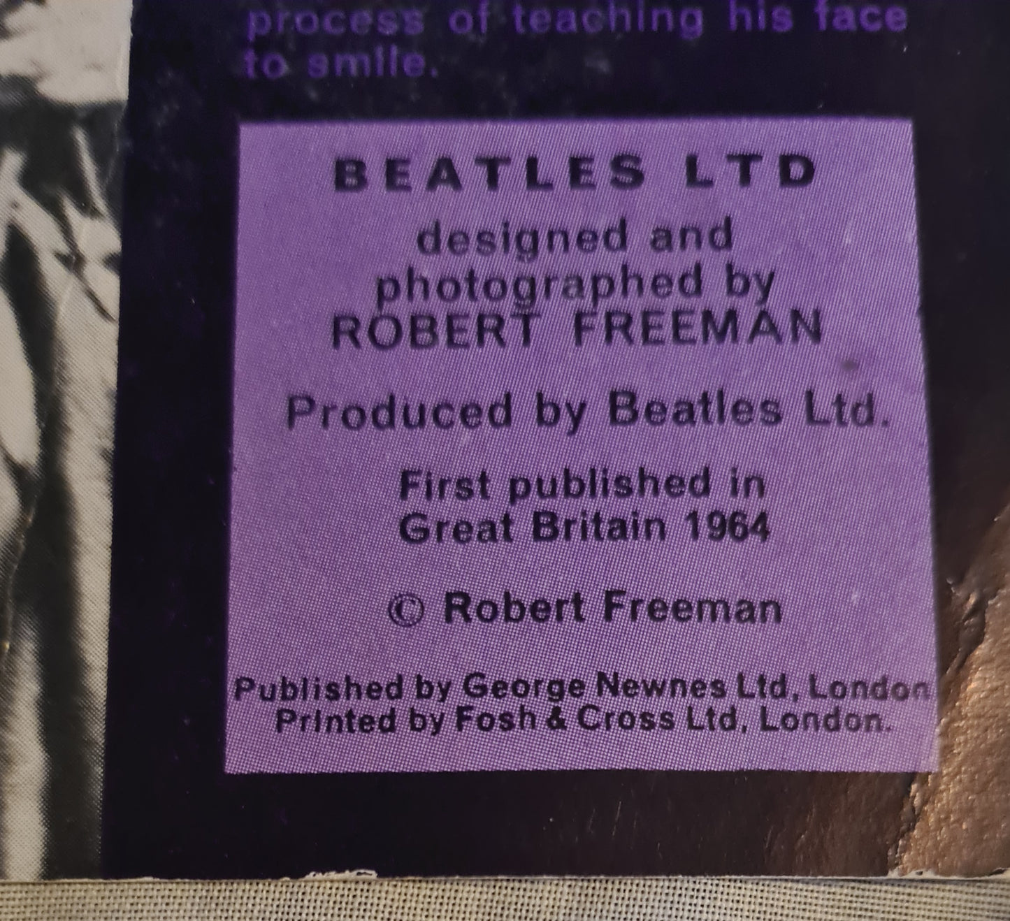 THE BEATLES - BEATLES LTD: ORIGINAL 1964 TOUR BOOK- TOUR PROGRAM- VINTAGE RARE