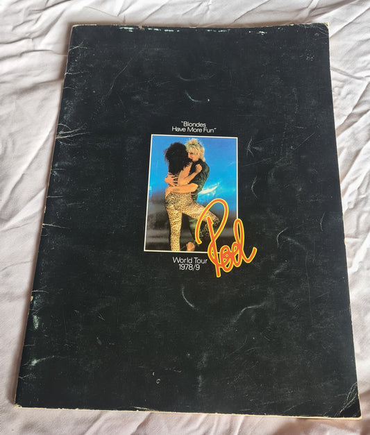 ROD STEWART- BLONDES HAVE MORE FUN- 1979-1980 TOUR BOOK - PROGRAM