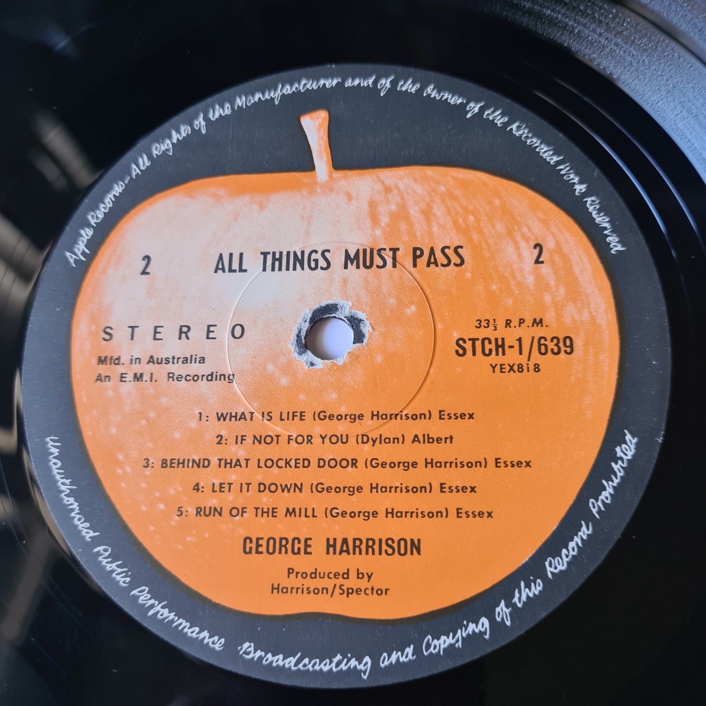 George Harrison – All Things Must Pass - 1970 (3LP Set- 1st Australian Pressing) - Vinyl Record
