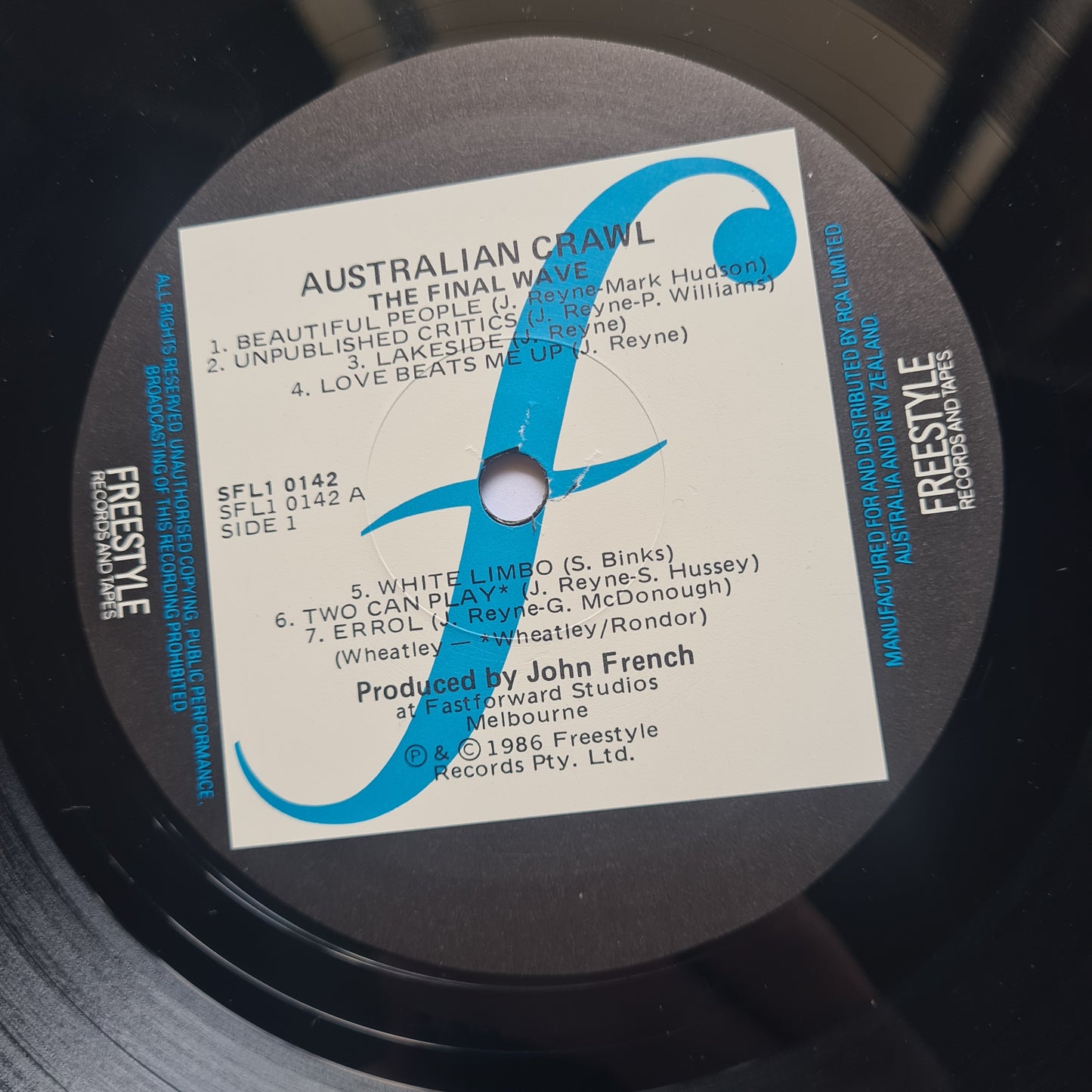 Australian Crawl – The Final Wave: Recorded Live Last concert - 1986 (Gatefold) - Vinyl Record