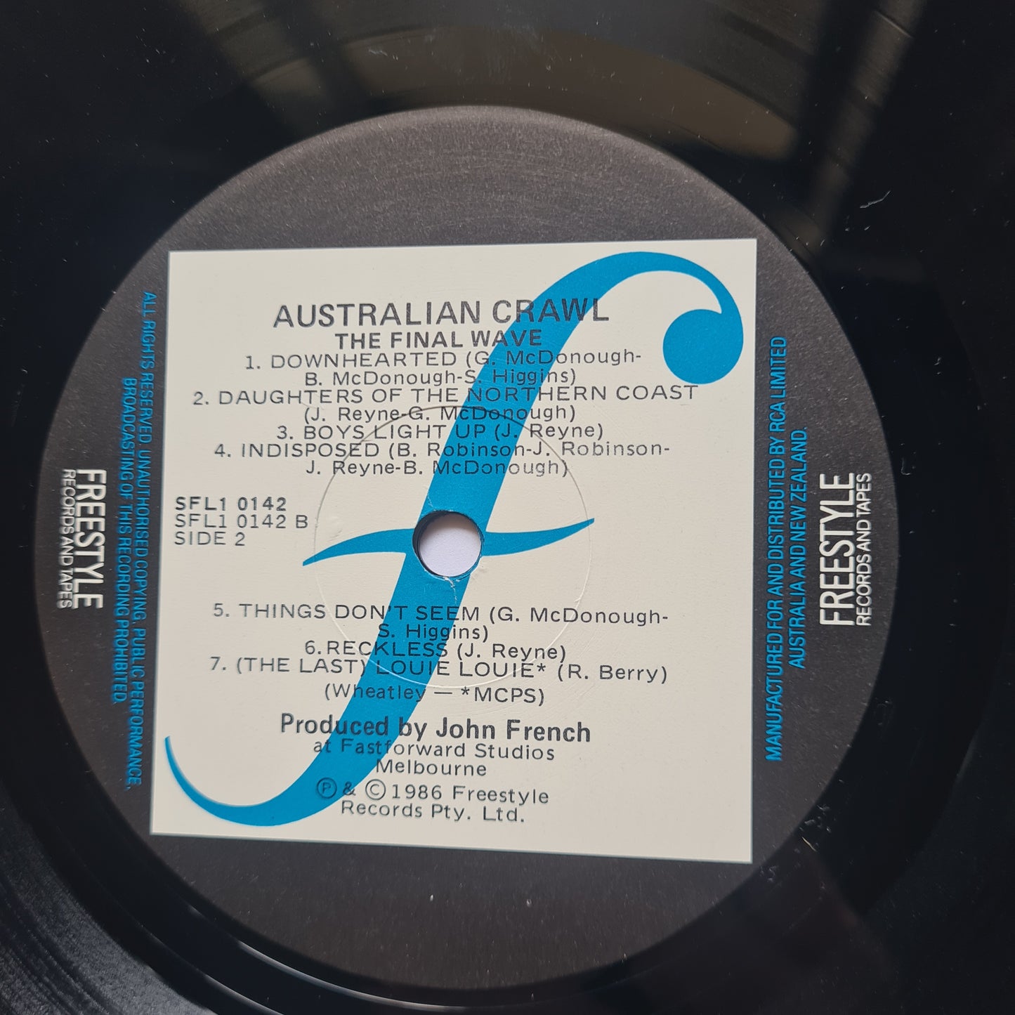 Australian Crawl – The Final Wave: Recorded Live Last concert - 1986 (Gatefold) - Vinyl Record