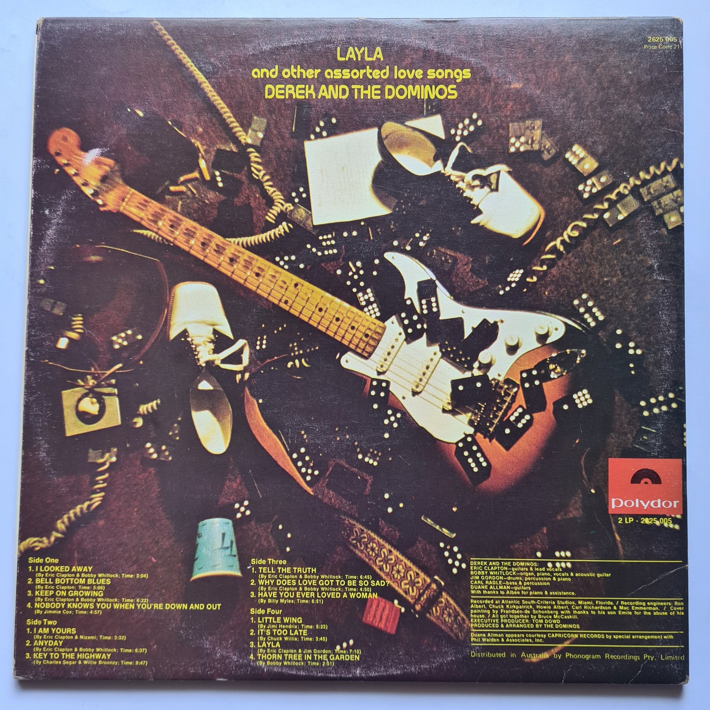 Derek & The Dominos (Eric Clapton) – Layla And Other Assorted Love Songs - 1970 - 2 LP NZ Pressing Vinyl Record