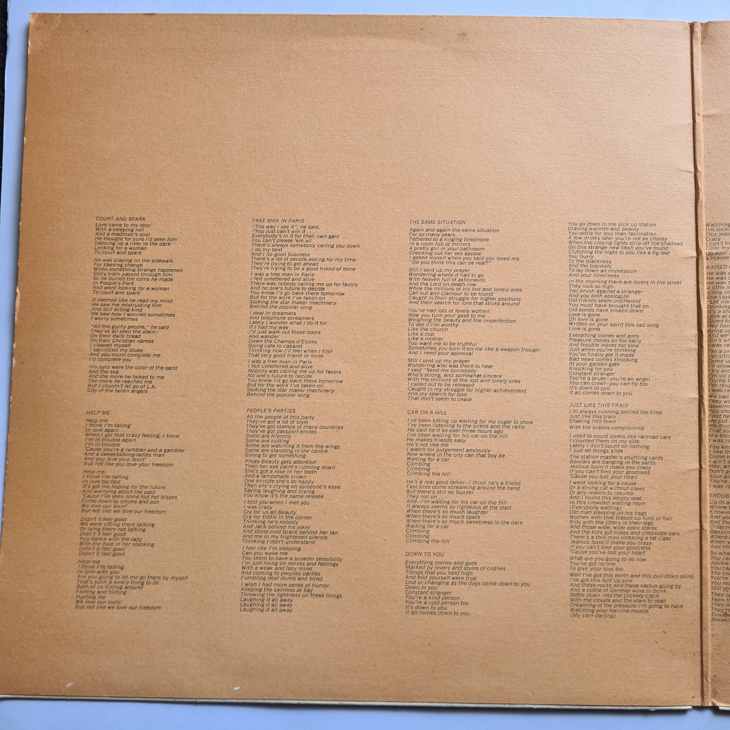 Joni Mitchell – Court & Spark - 1974 (Gatefold)- Vinyl Record