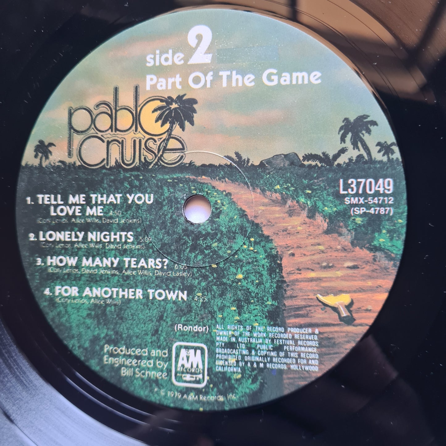 Pablo Cruise‎ – Part Of The Game - 1979 - Vinyl Record