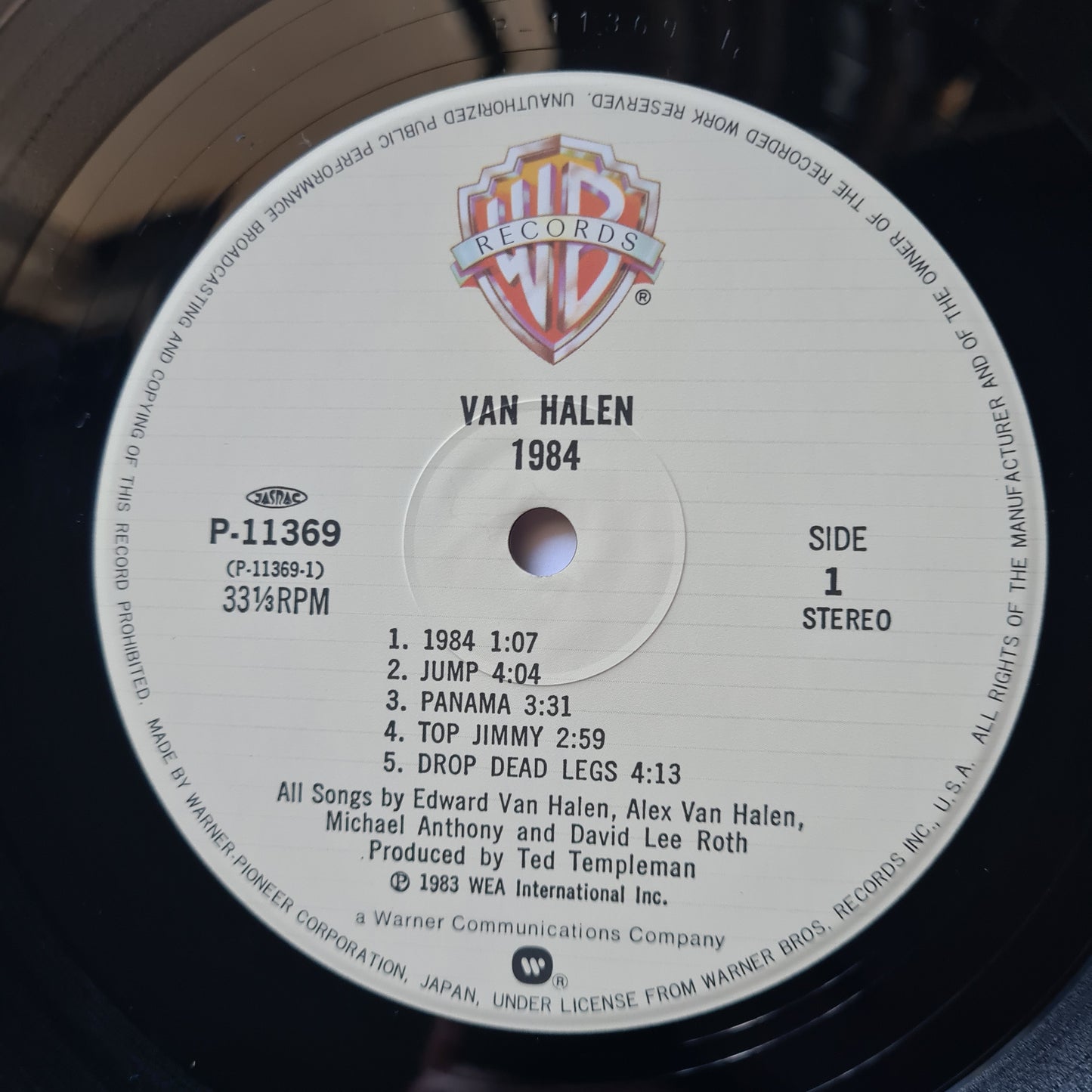 Van Halen – 1984 - 1984 (Japanese Pressing with OBI) - Vinyl Record