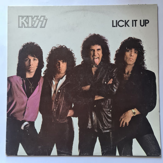 KISS – Lick It Up - 1983 Australasia pressing - Casablanca Label- Vinyl Record