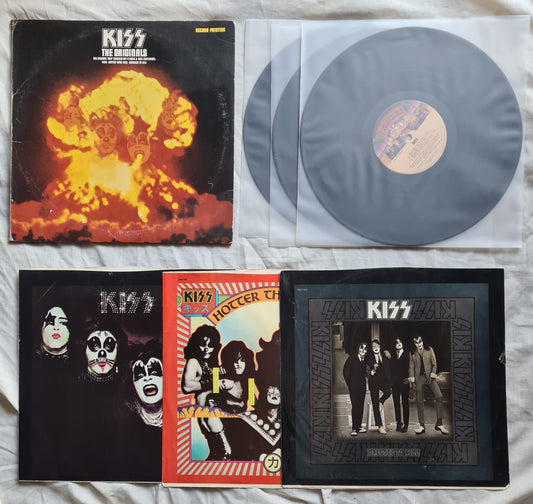 KISS – The Originals - 1976 (3LP USA 2nd Pressing) First 3 KISS Albums - Vinyl Record