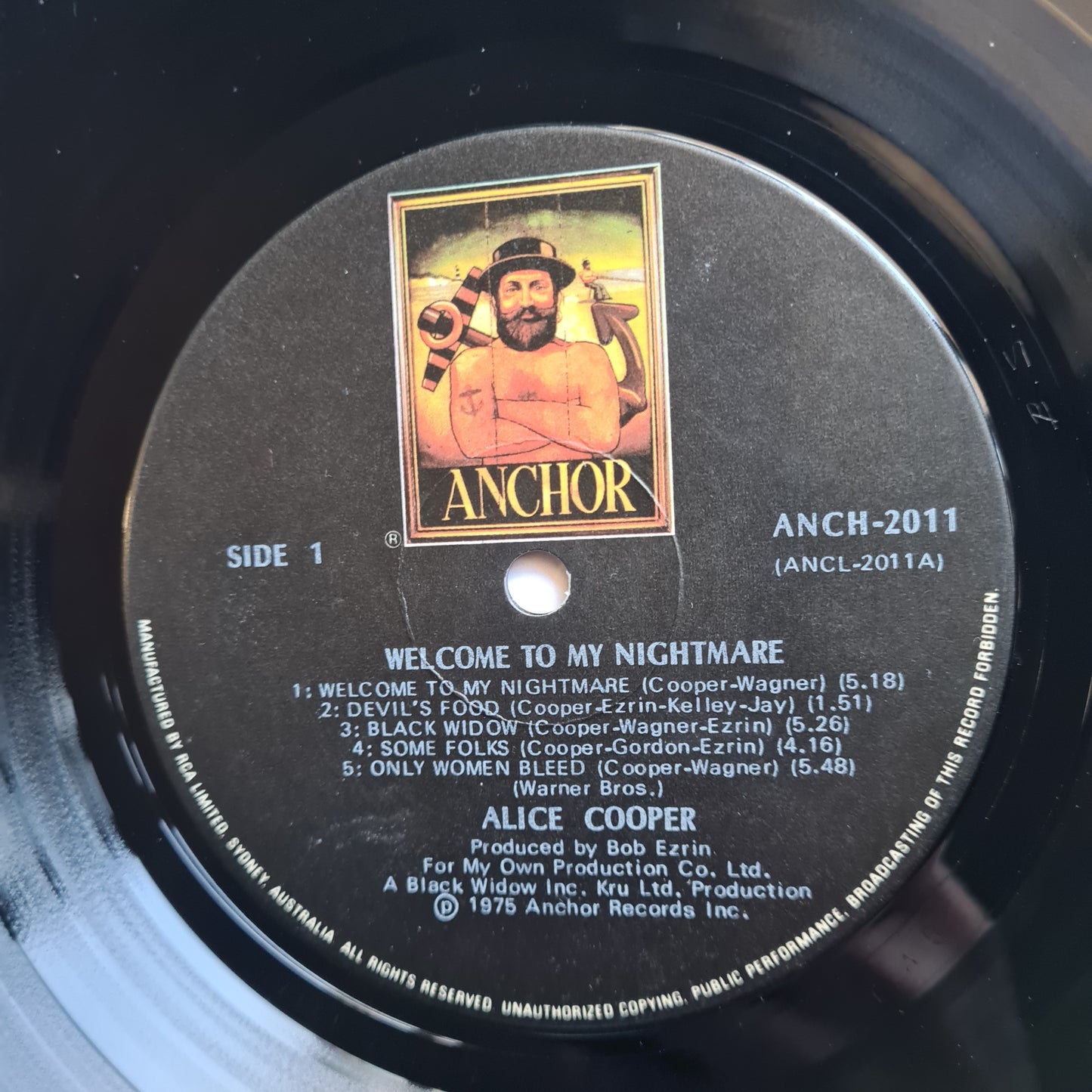 Alice Cooper – Welcome To My Nightmare - 1975 - Vinyl Record