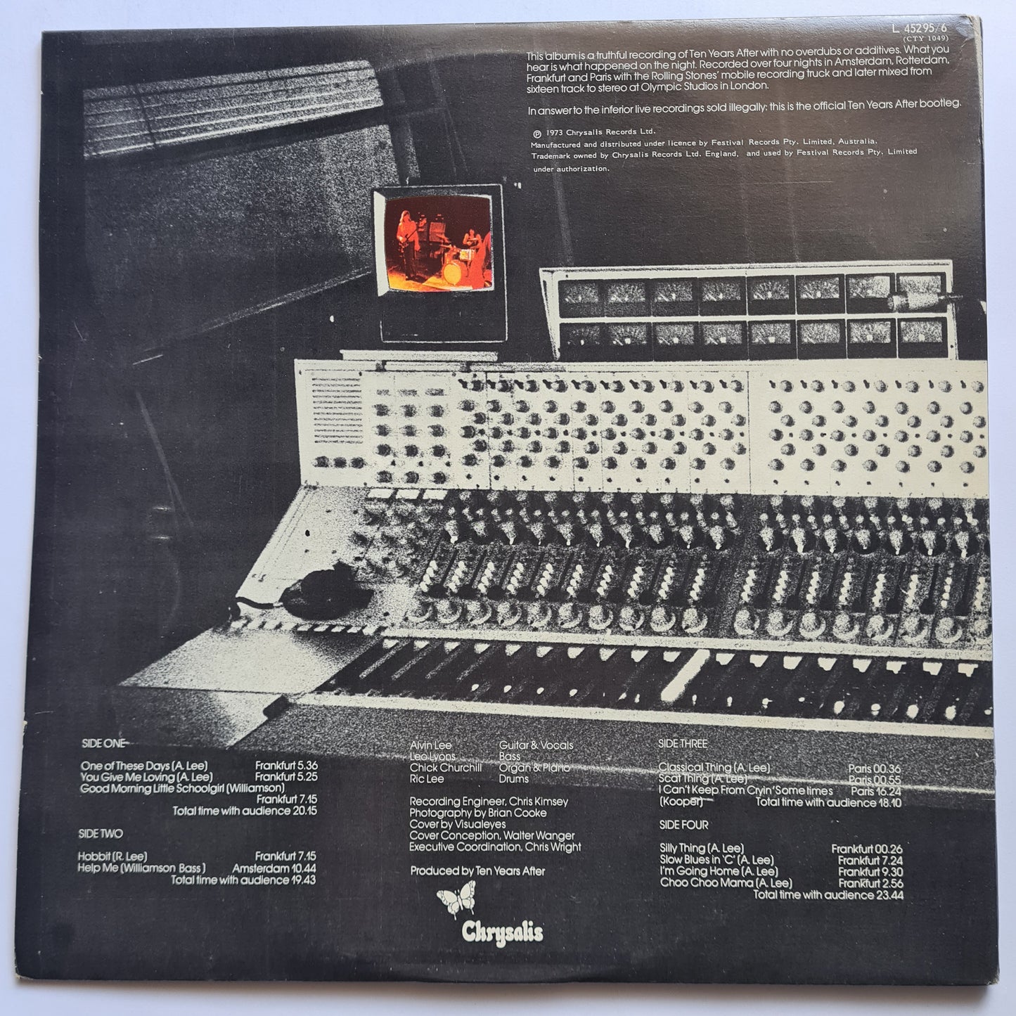 Ten Years After – Ten Years After: Recorded Live - 1973 (Gatefold 2LP) - Vinyl Record