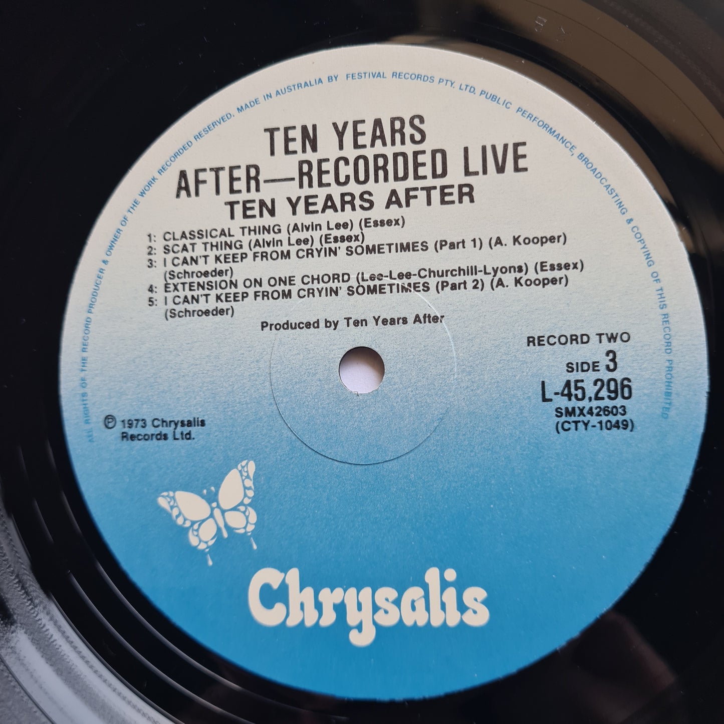 Ten Years After – Ten Years After: Recorded Live - 1973 (Gatefold 2LP) - Vinyl Record