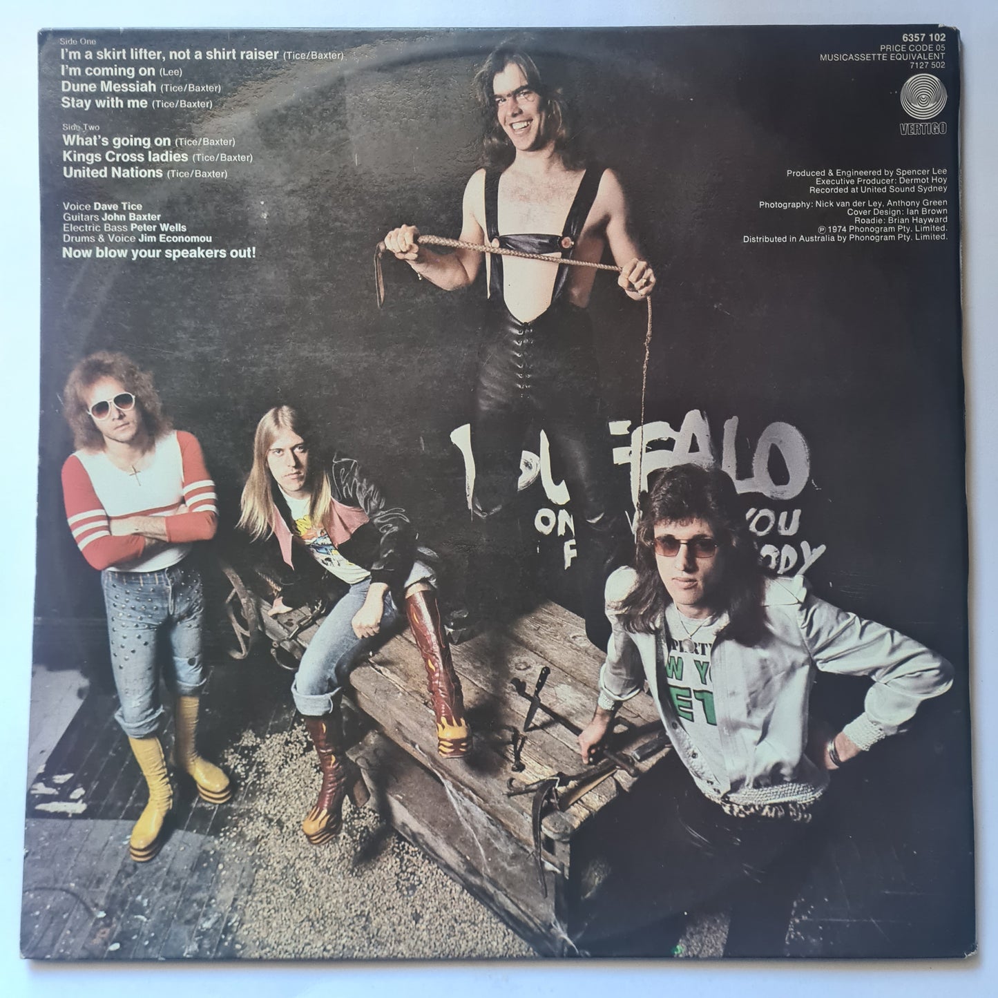 Buffalo – Only Want You For Your Body - 1974 (Oz Hard Rock Gem!) - Vinyl Record LP