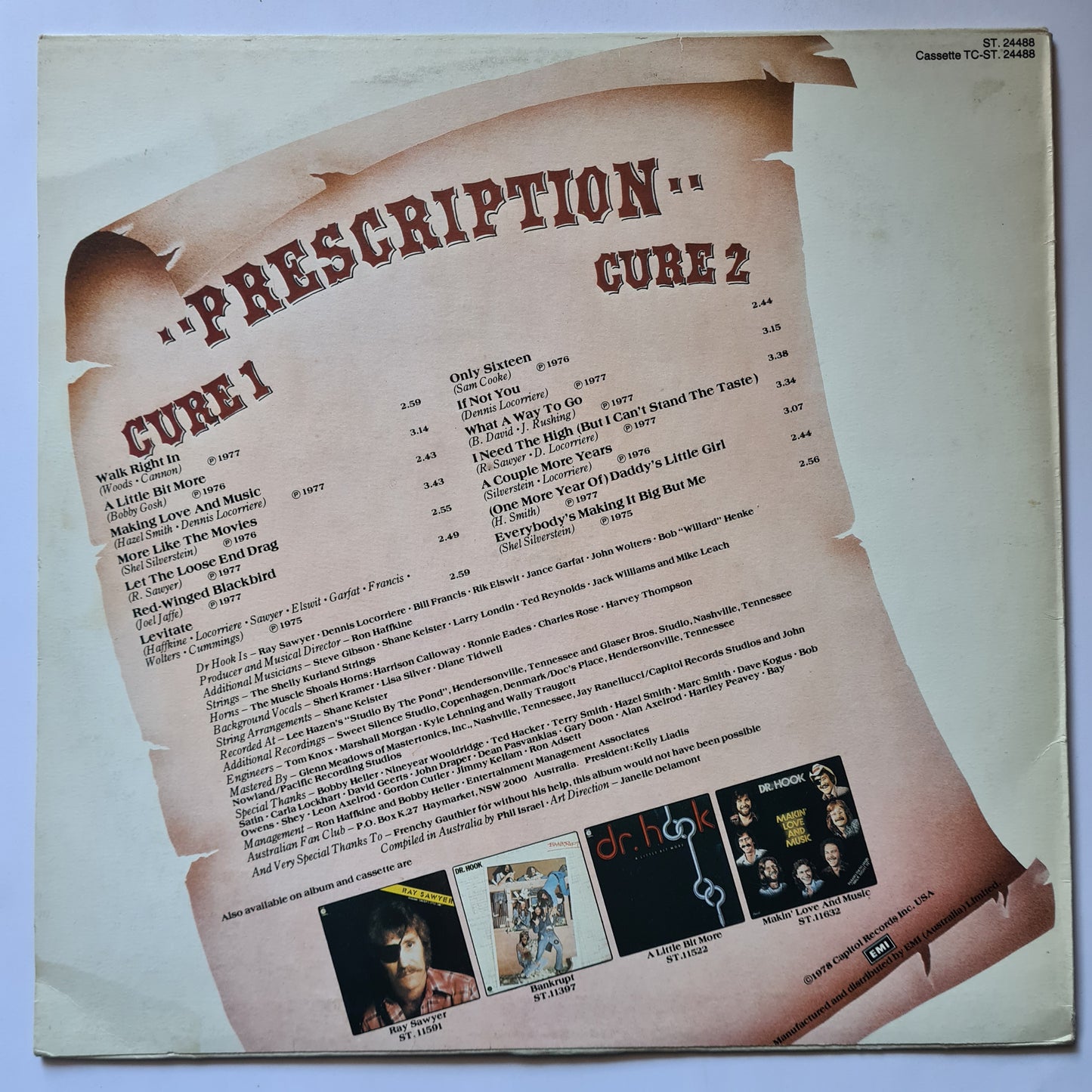 Dr Hook – Remedies (Compilation) - 1978 - Vinyl Record