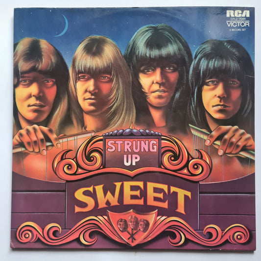 The Sweet – Strung Up - 1975 Australian Pressing - Vinyl Record 2LP (Greatest Hits)