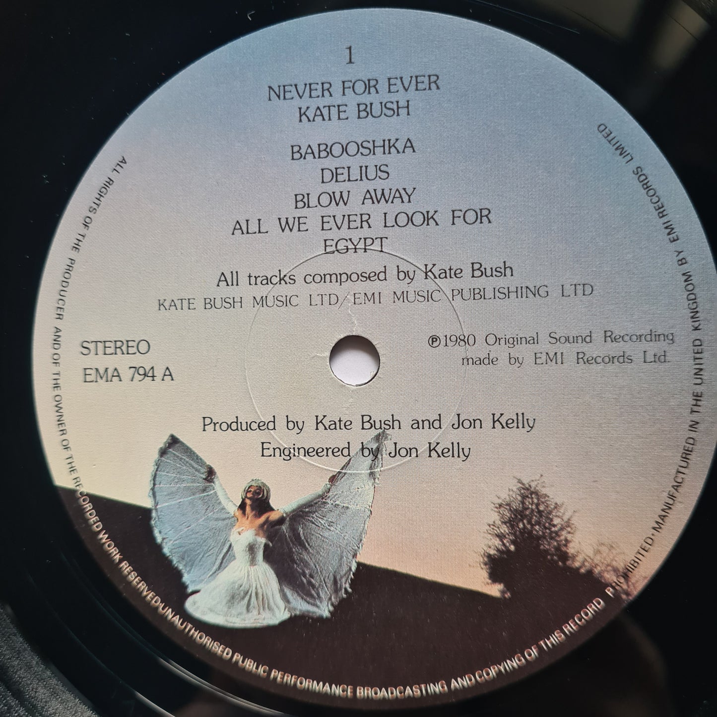 Kate Bush – Never For Ever - 1980 UK Pressing - Vinyl Record LP