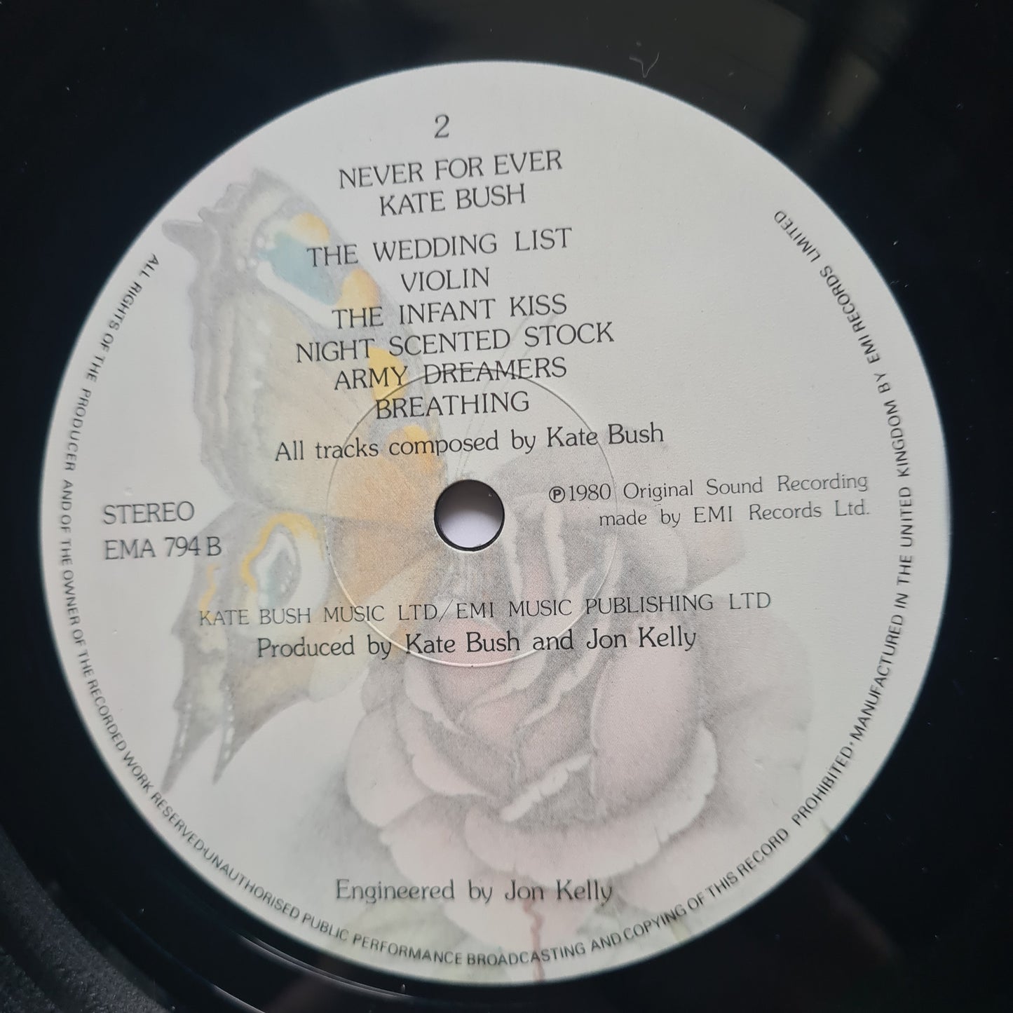 Kate Bush – Never For Ever - 1980 UK Pressing - Vinyl Record LP