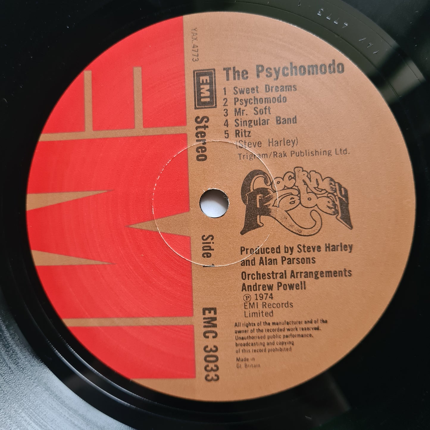 Cockney Rebel – The Psychomondo - 1974 (UK 1974 Pressing) - Vinyl Record LP