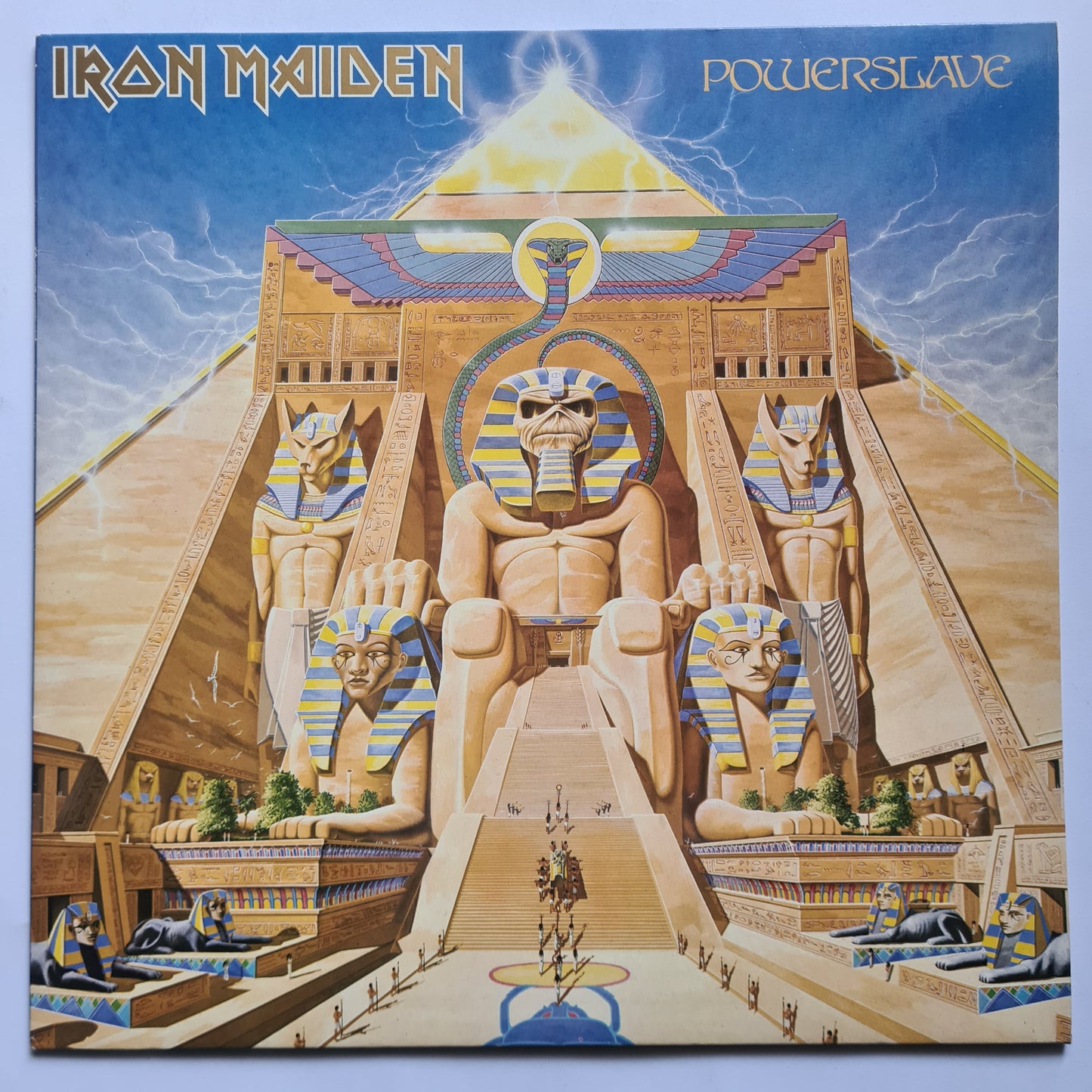 Iron Maiden – Powerslave - 1984 (European 1984 Pressing)- Vinyl Record LP