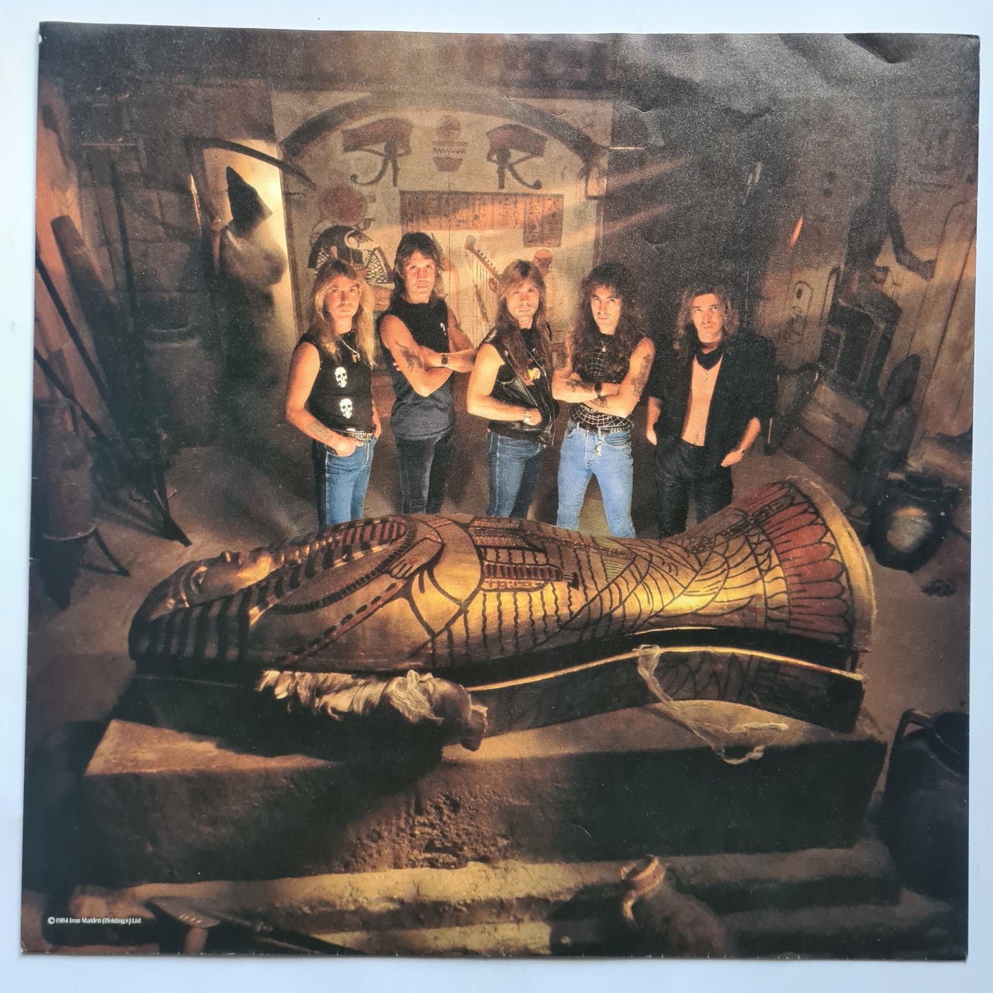 Iron Maiden – Powerslave - 1984 (European 1984 Pressing)- Vinyl Record LP