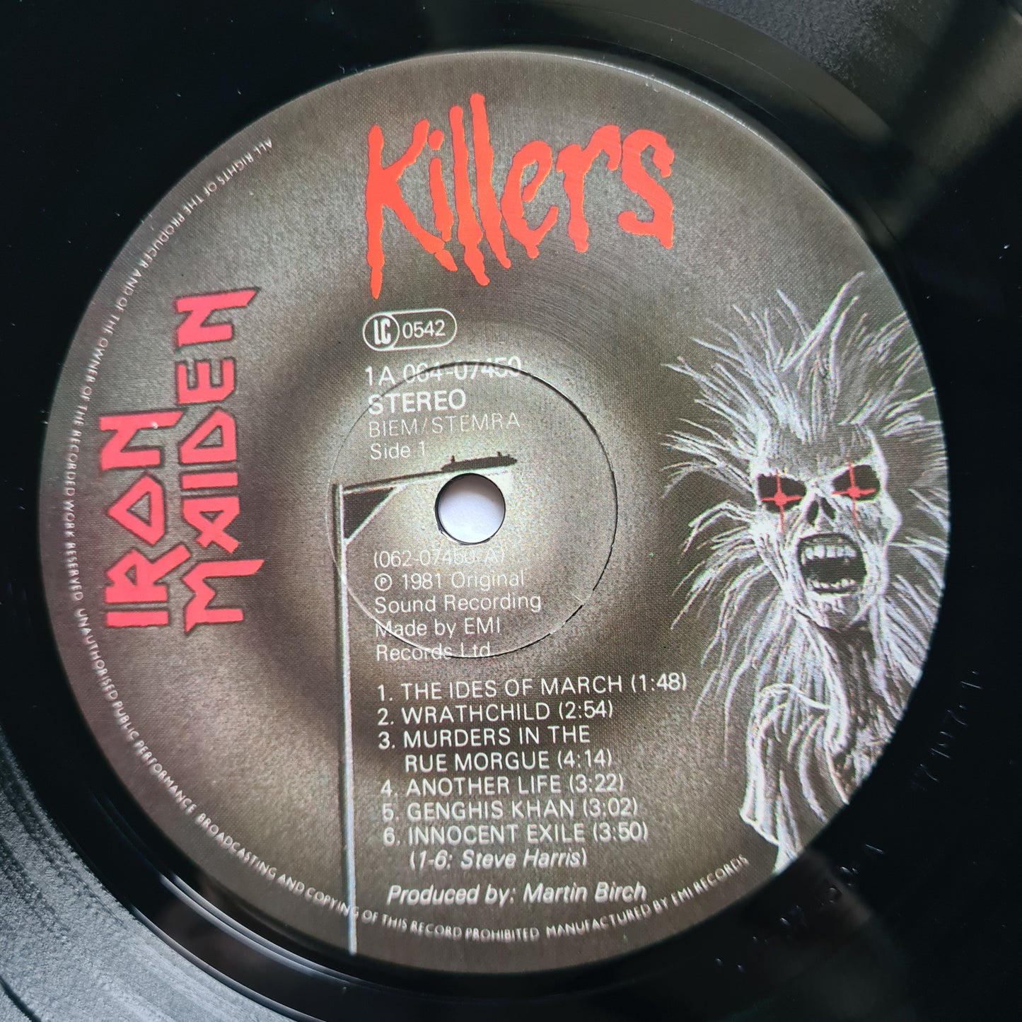 Iron Maiden – Killers - 1981 (Netherlands 1981 Pressing)- Vinyl Record LP