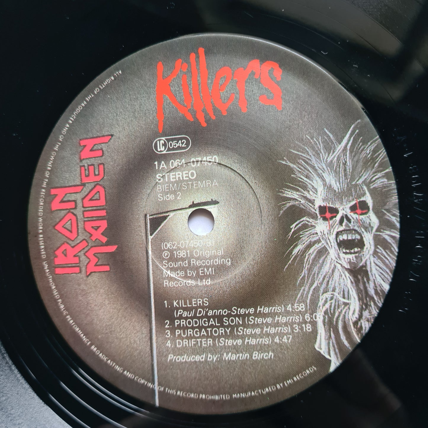 Iron Maiden – Killers - 1981 (Netherlands 1981 Pressing)- Vinyl Record LP