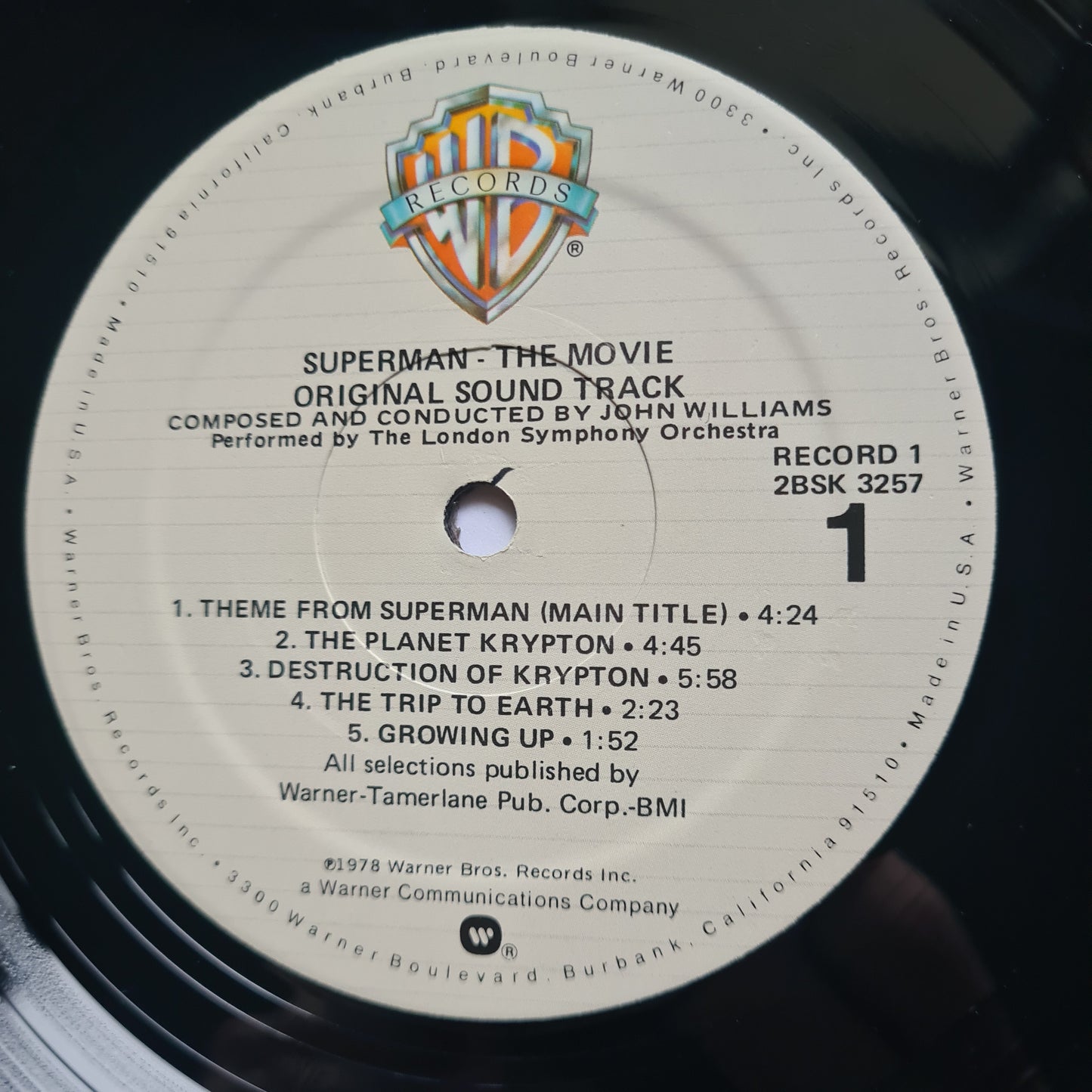 John Williams – Superman The Movie (Original Sound Track) - 1978 USA Pressing 2LP - Vinyl Record LP