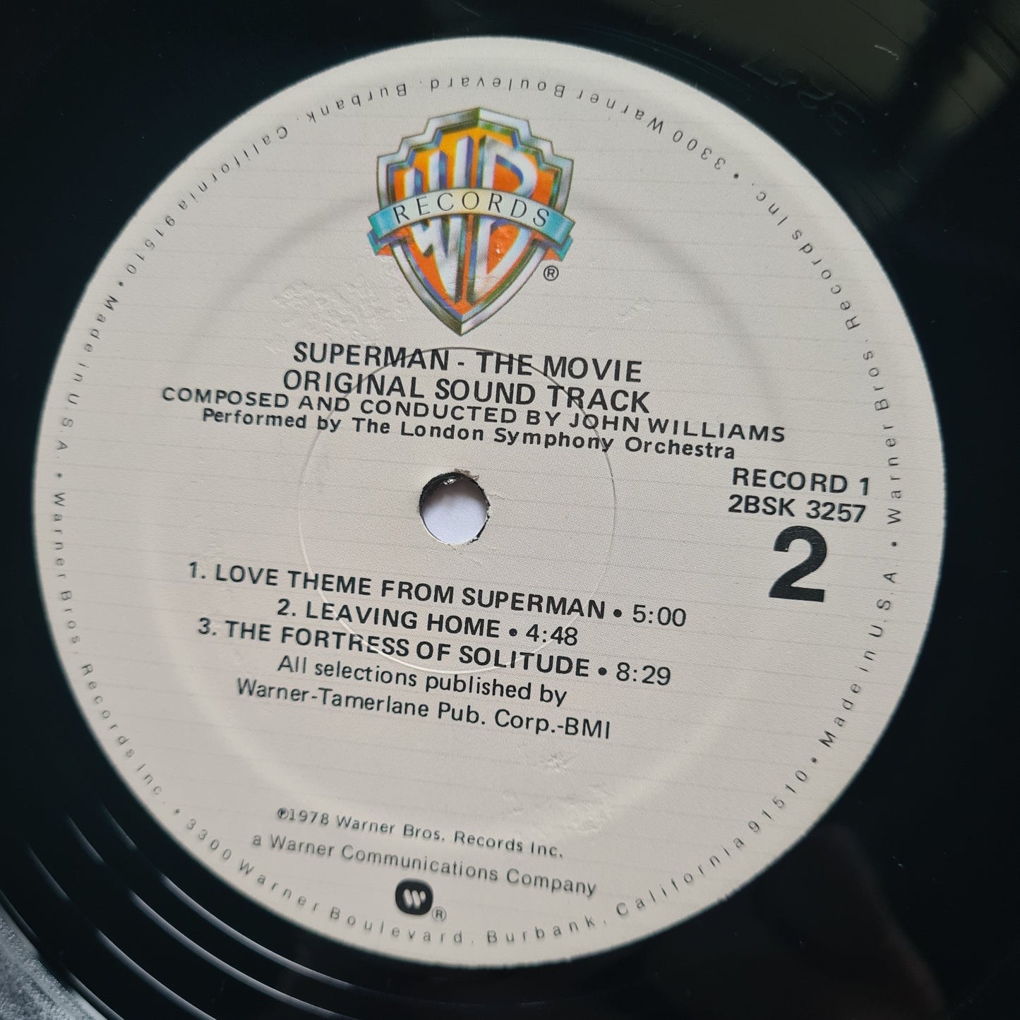 John Williams – Superman The Movie (Original Sound Track) - 1978 USA Pressing 2LP - Vinyl Record LP