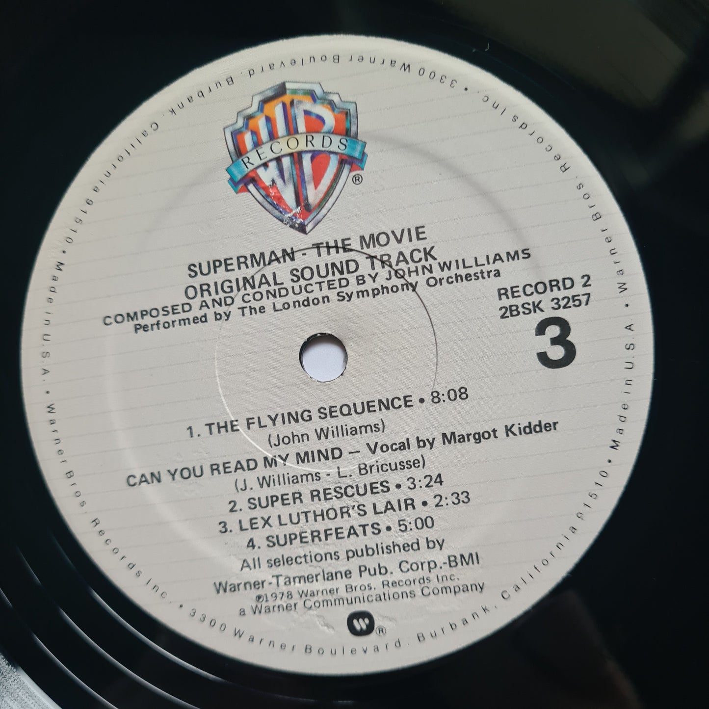 John Williams – Superman The Movie (Original Sound Track) - 1978 USA Pressing 2LP - Vinyl Record LP