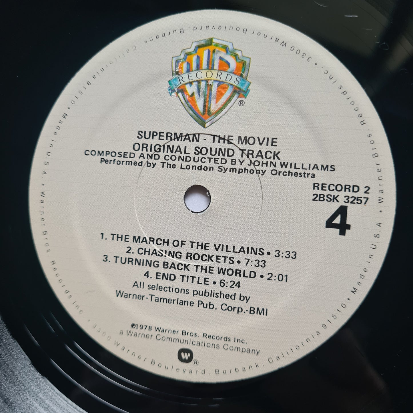 John Williams – Superman The Movie (Original Sound Track) - 1978 USA Pressing 2LP - Vinyl Record LP