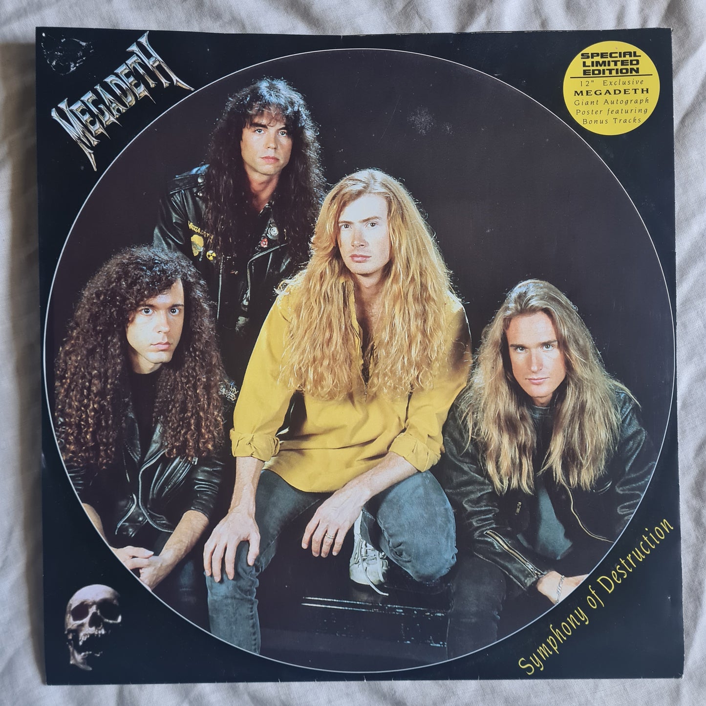 Megadeth – Symphony Of Destruction (12 inch Single Clear Vinyl) with Poster - 1992 - Vinyl Record LP