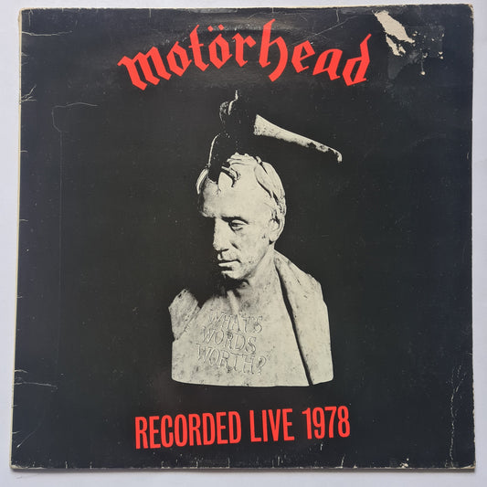 Motörhead – What's Words Worth? (Recorded Live 1978) - 1983 UK Press - Vinyl Record LP