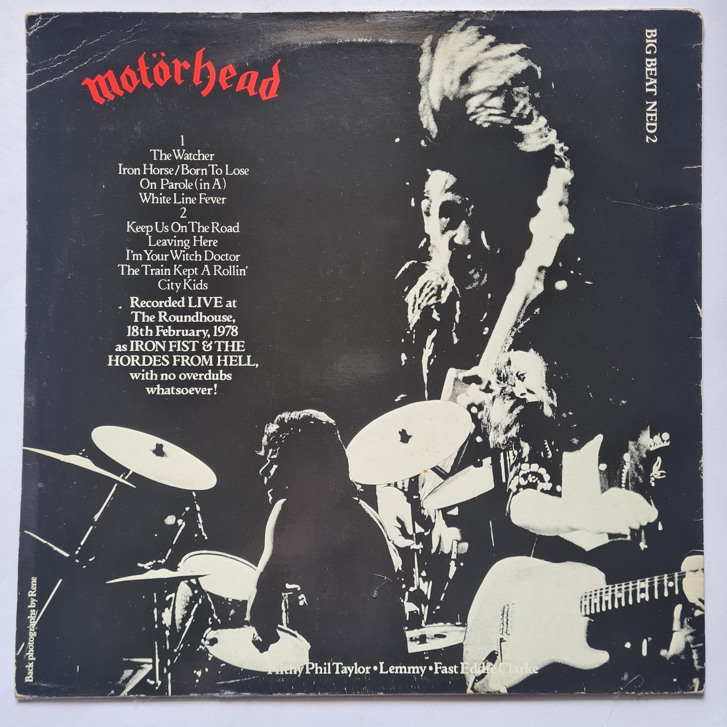 Motörhead – What's Words Worth? (Recorded Live 1978) - 1983 UK Press - Vinyl Record LP