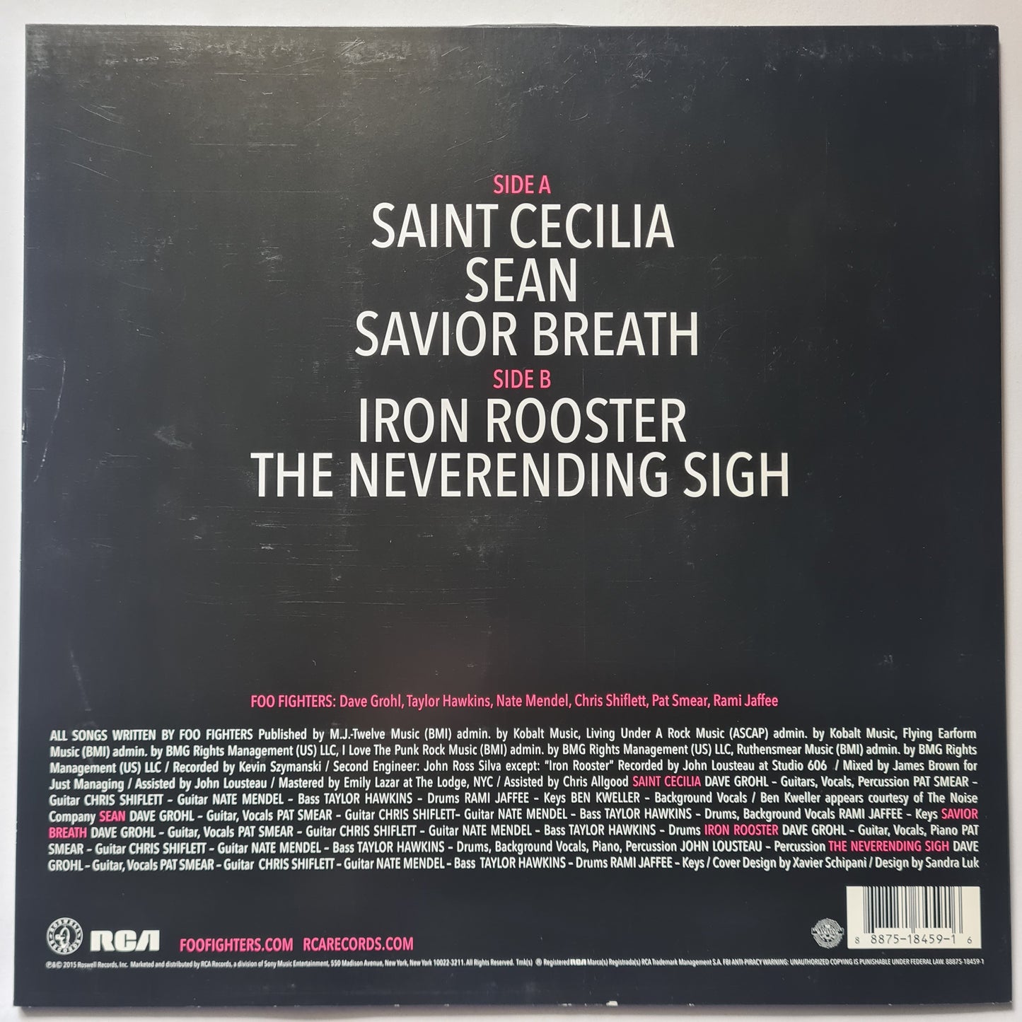 Foo Fighters – Saint Cecilia - 2016 USA Pressing) - Vinyl Record