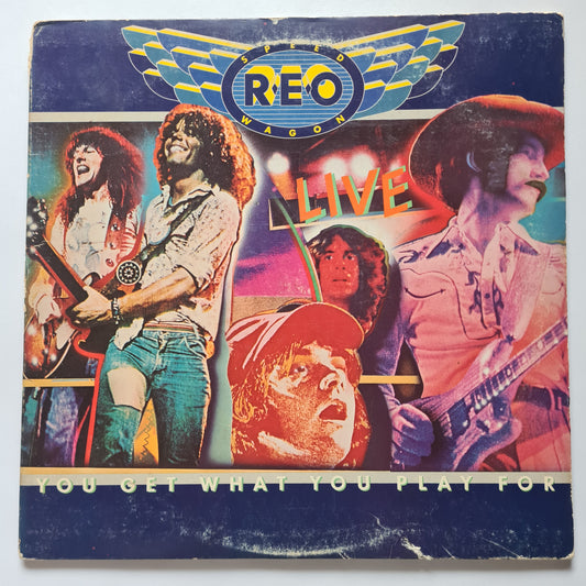 REO Speedwagon – You Get What You Play For (2LP Live Album) - 1980 -Vinyl Record LP