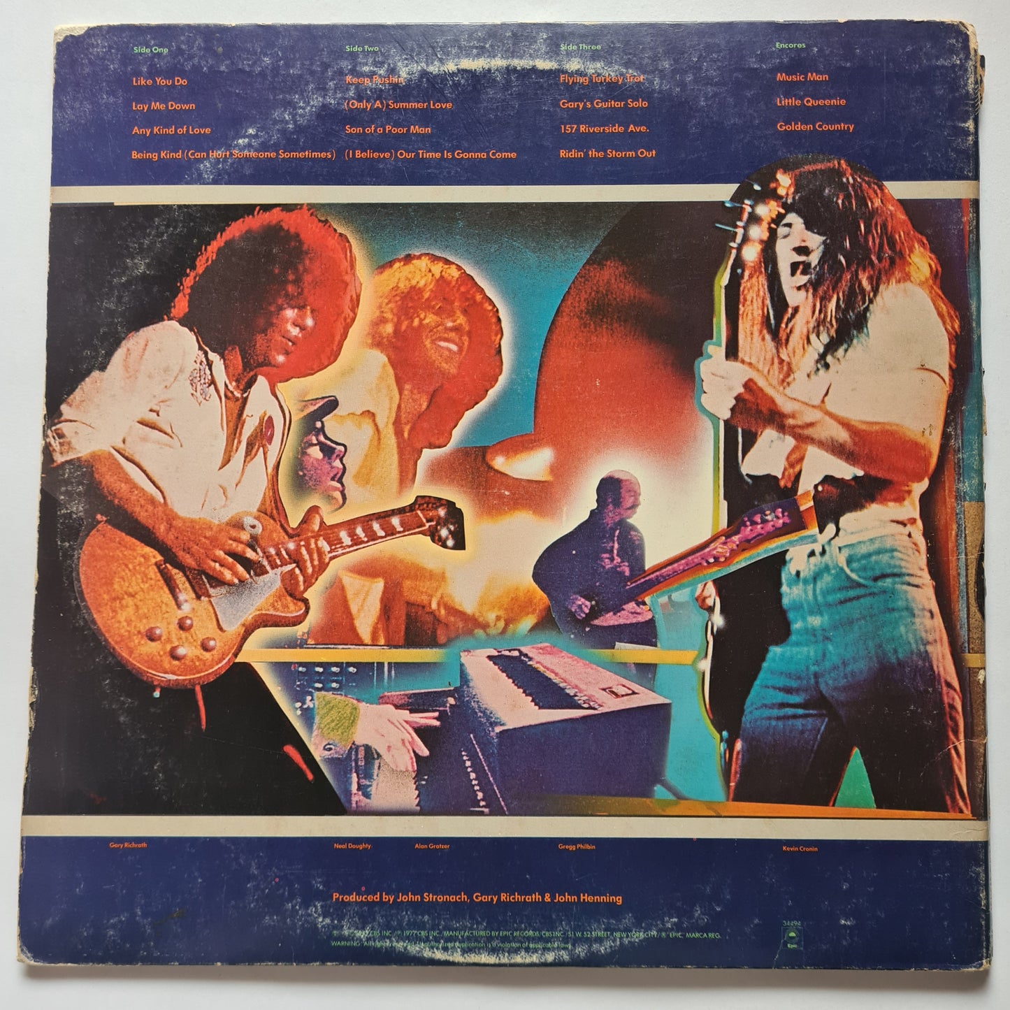 REO Speedwagon – You Get What You Play For (2LP Live Album) - 1980 -Vinyl Record LP