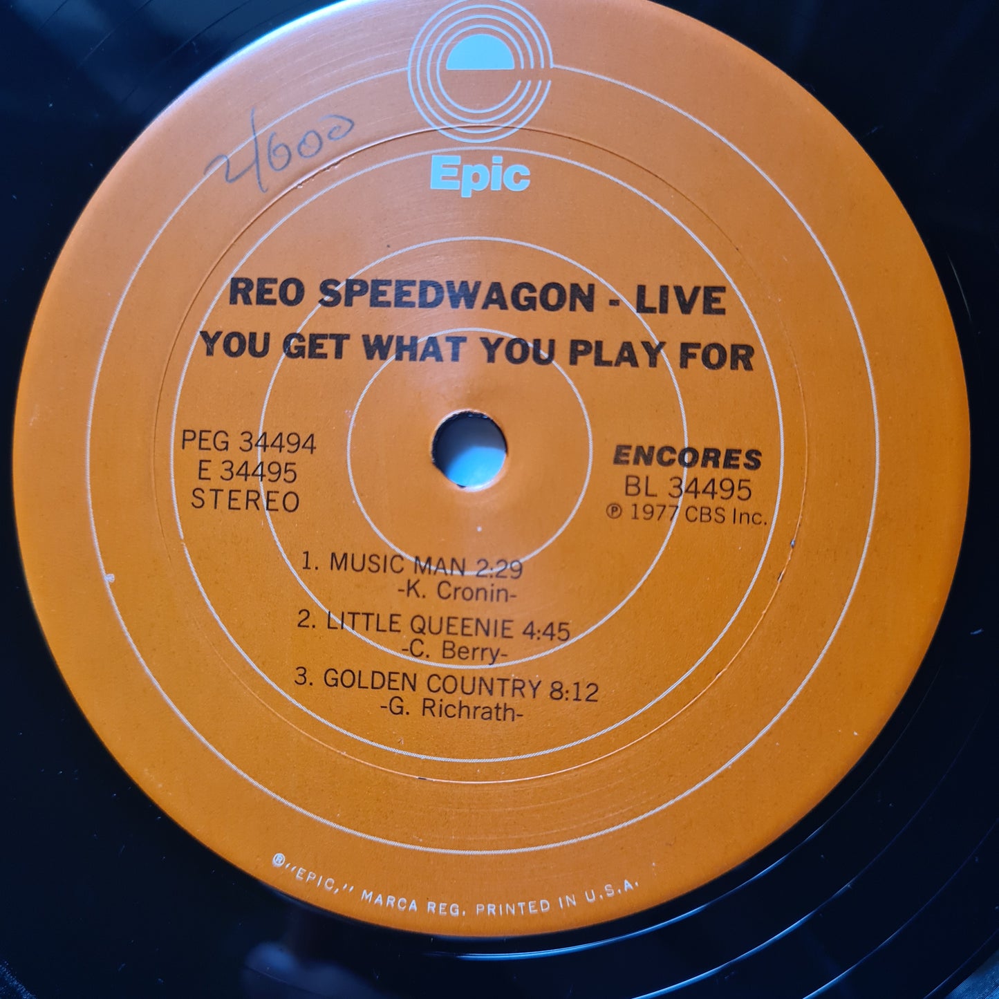 REO Speedwagon – You Get What You Play For (2LP Live Album) - 1980 -Vinyl Record LP